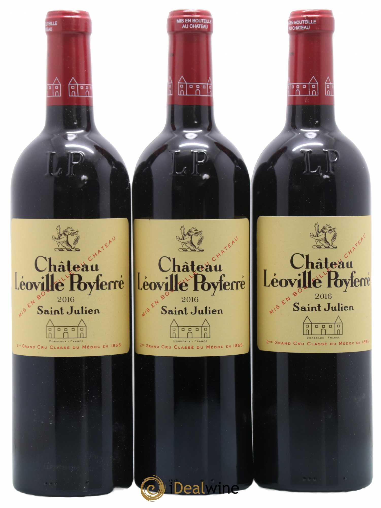 Château Léoville Poyferré 2ème Grand Cru Classé 2016 - Lot de 6 bouteilles - 1