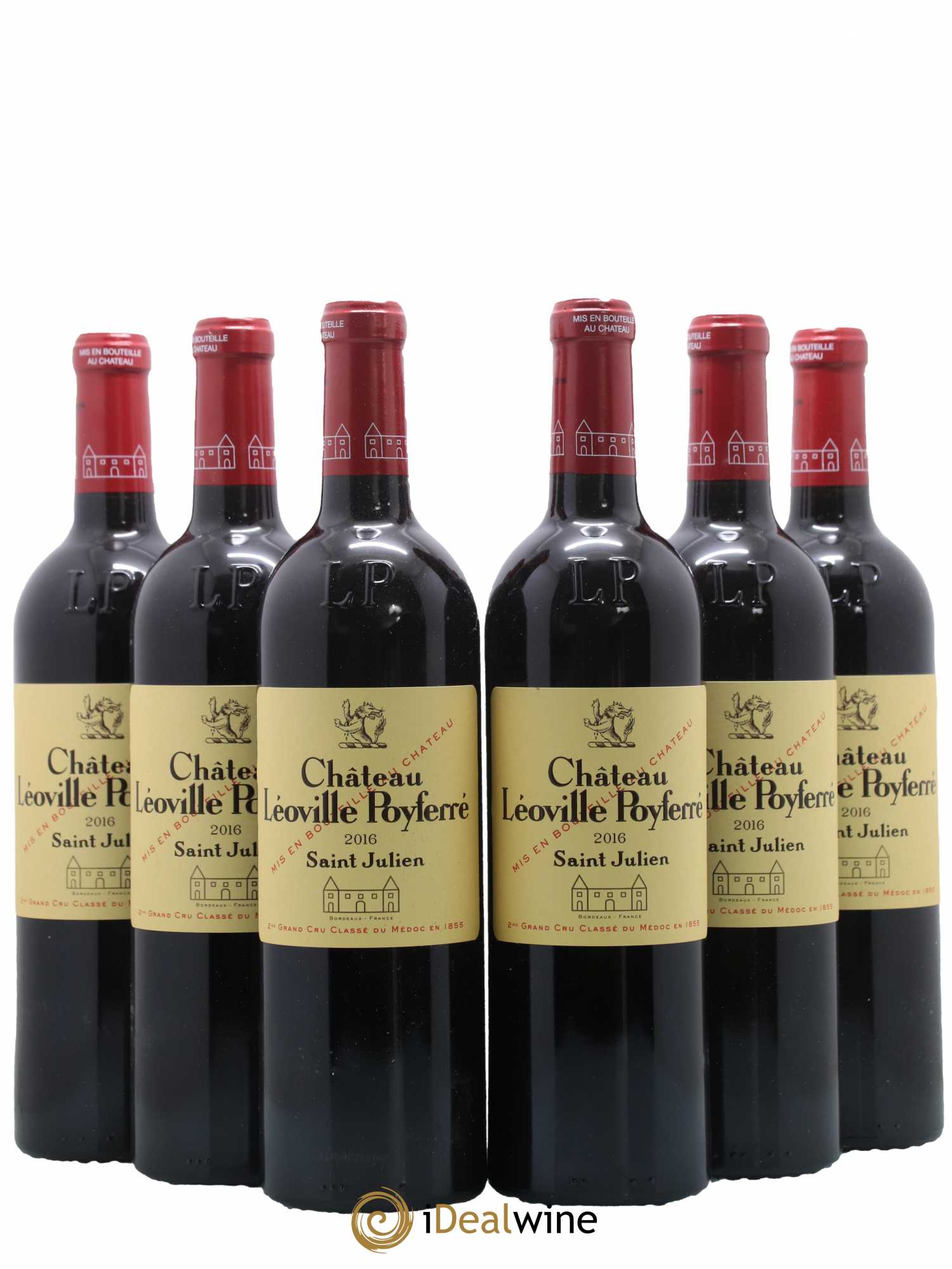 Château Léoville Poyferré 2ème Grand Cru Classé 2016 - Lot de 6 bouteilles - 0