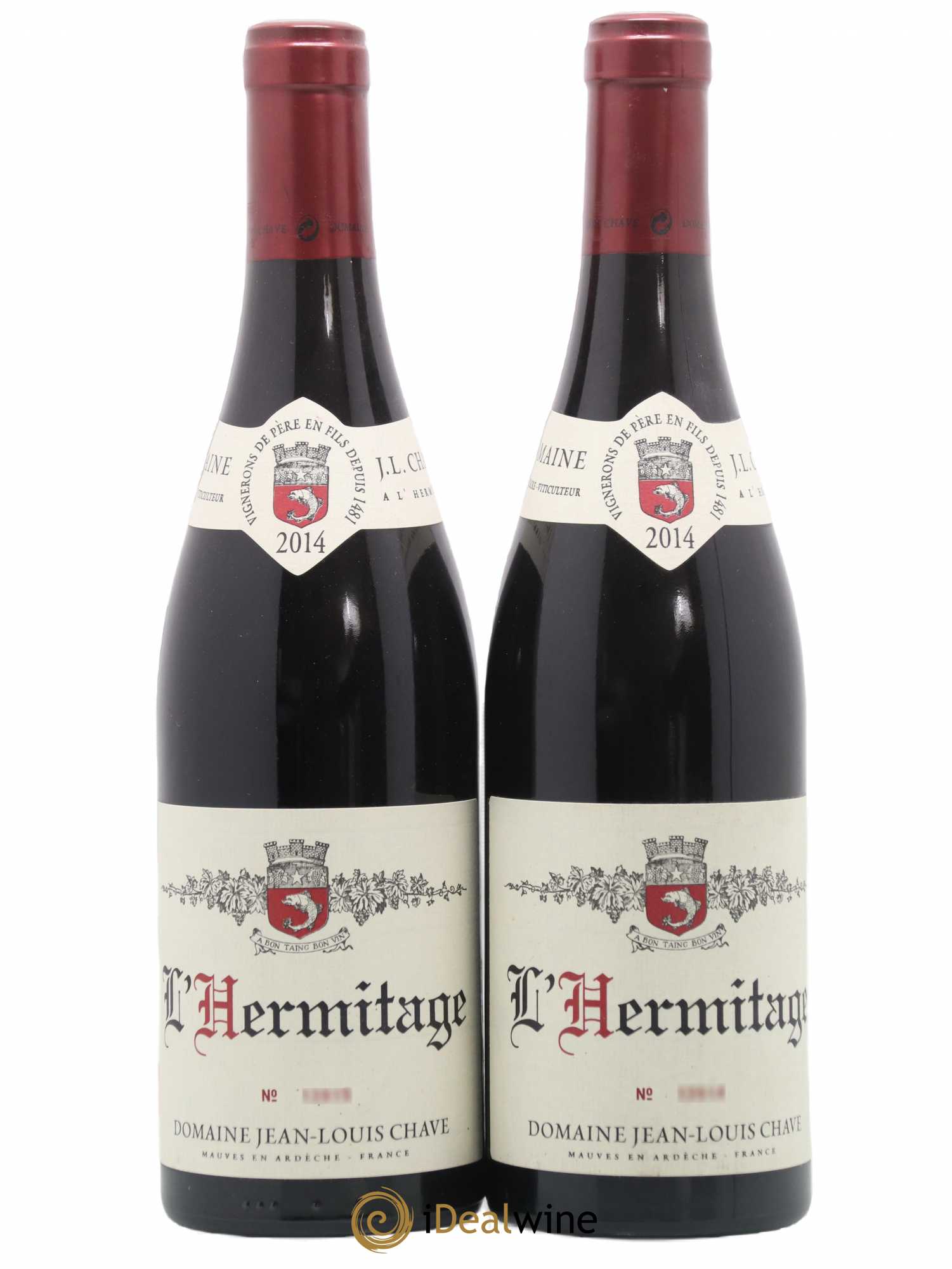 Hermitage Jean-Louis Chave 2014 - Lot de 2 bouteilles - 0