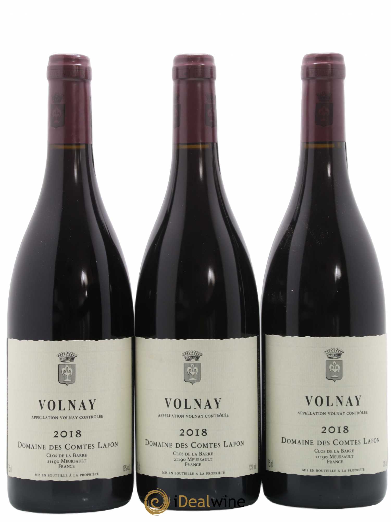 Volnay Comtes Lafon (Domaine des) (sans prix de réserve) 2018 - Lot de 3 bouteilles - 0