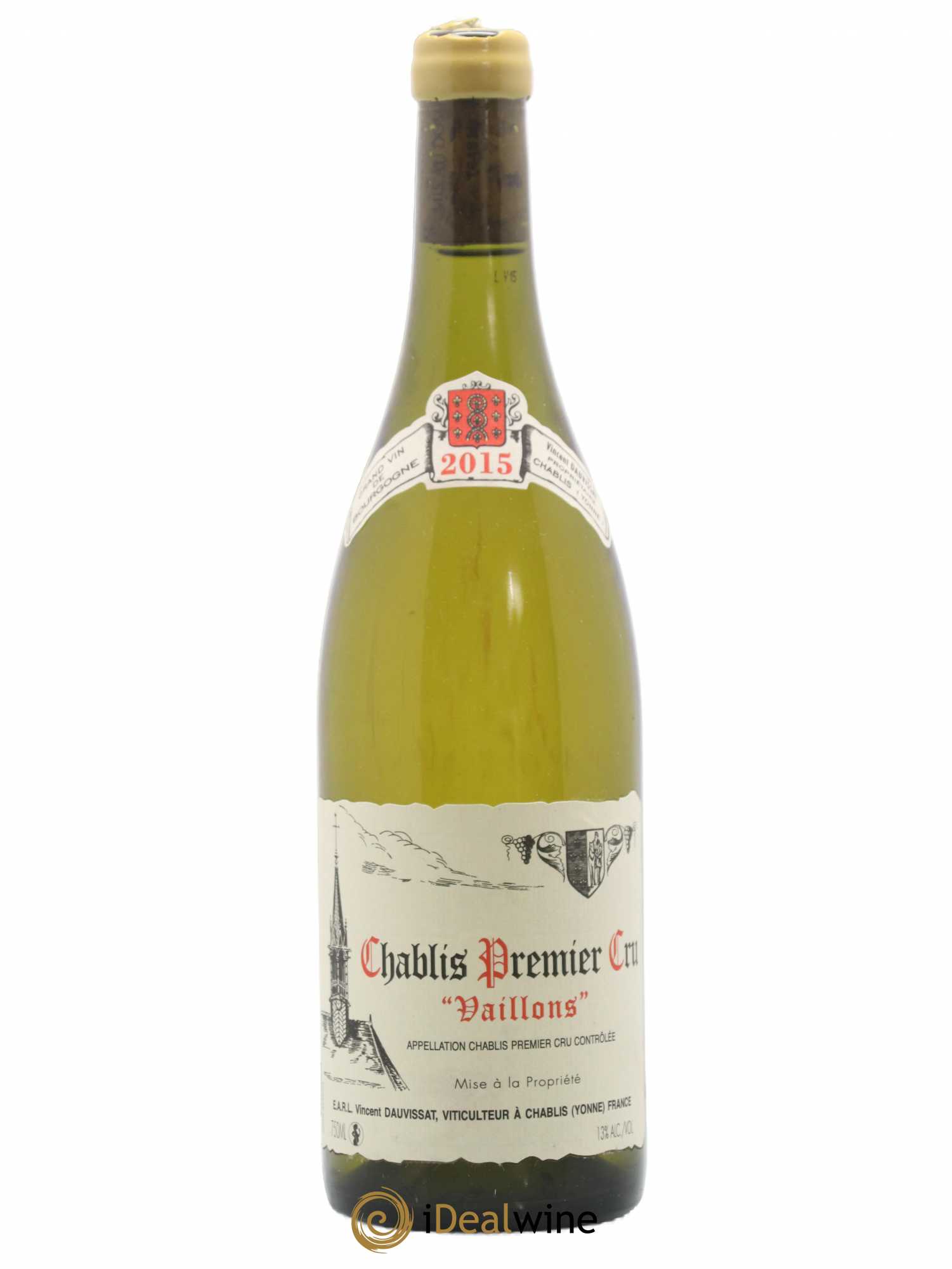 Chablis 1er Cru Vaillons Vincent Dauvissat (Domaine) (sans prix de réserve) 2015 - Lot de 1 bouteille - 0
