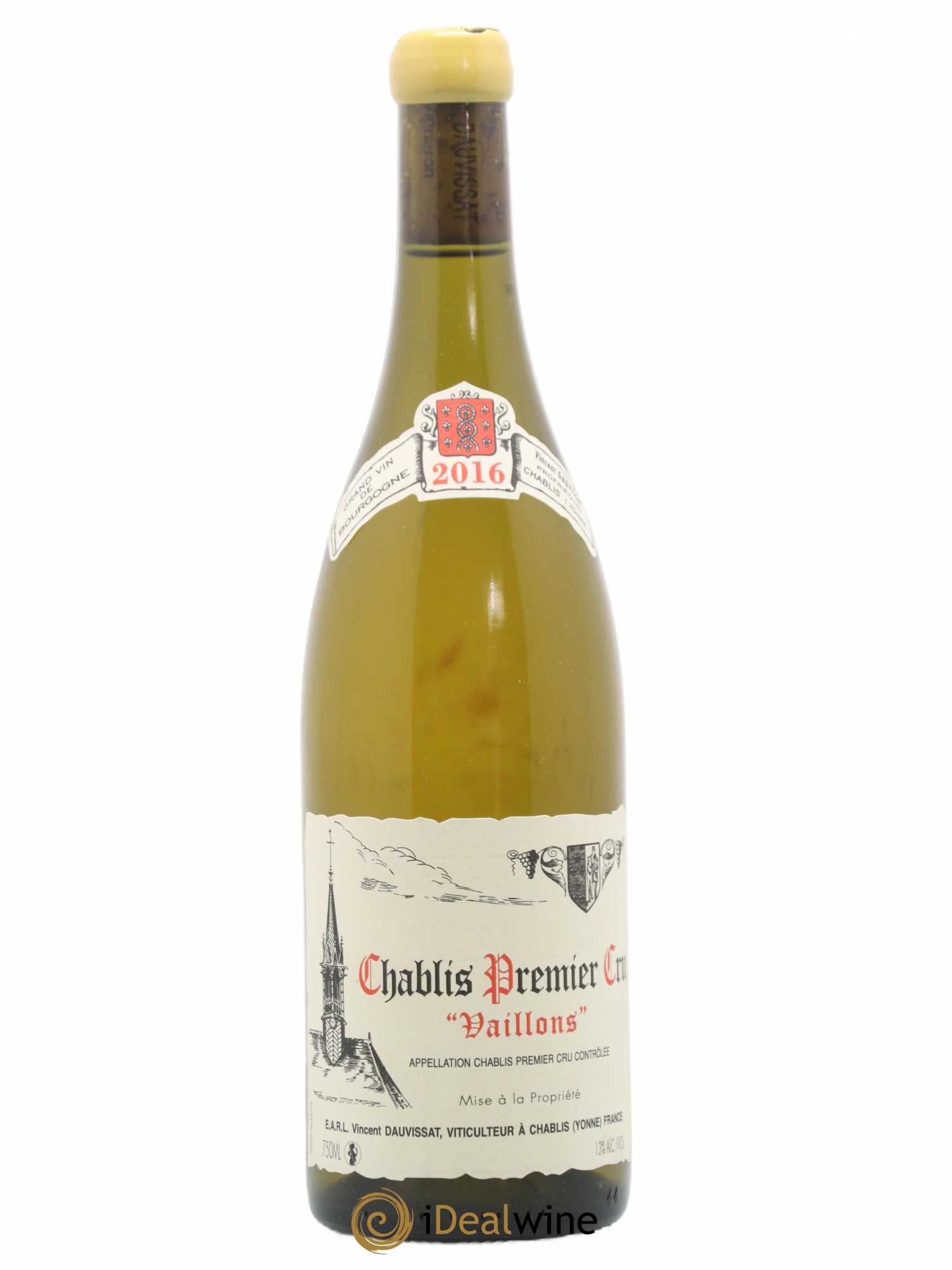 Chablis 1er Cru Vaillons Vincent Dauvissat (Domaine) (sans prix de réserve) 2016 - Lot de 1 bouteille - 0