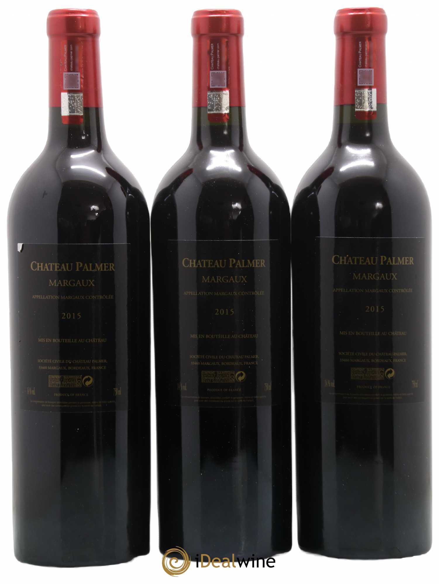 Château Palmer 3ème Grand Cru Classé 2015 - Lot de 6 bouteilles - 3