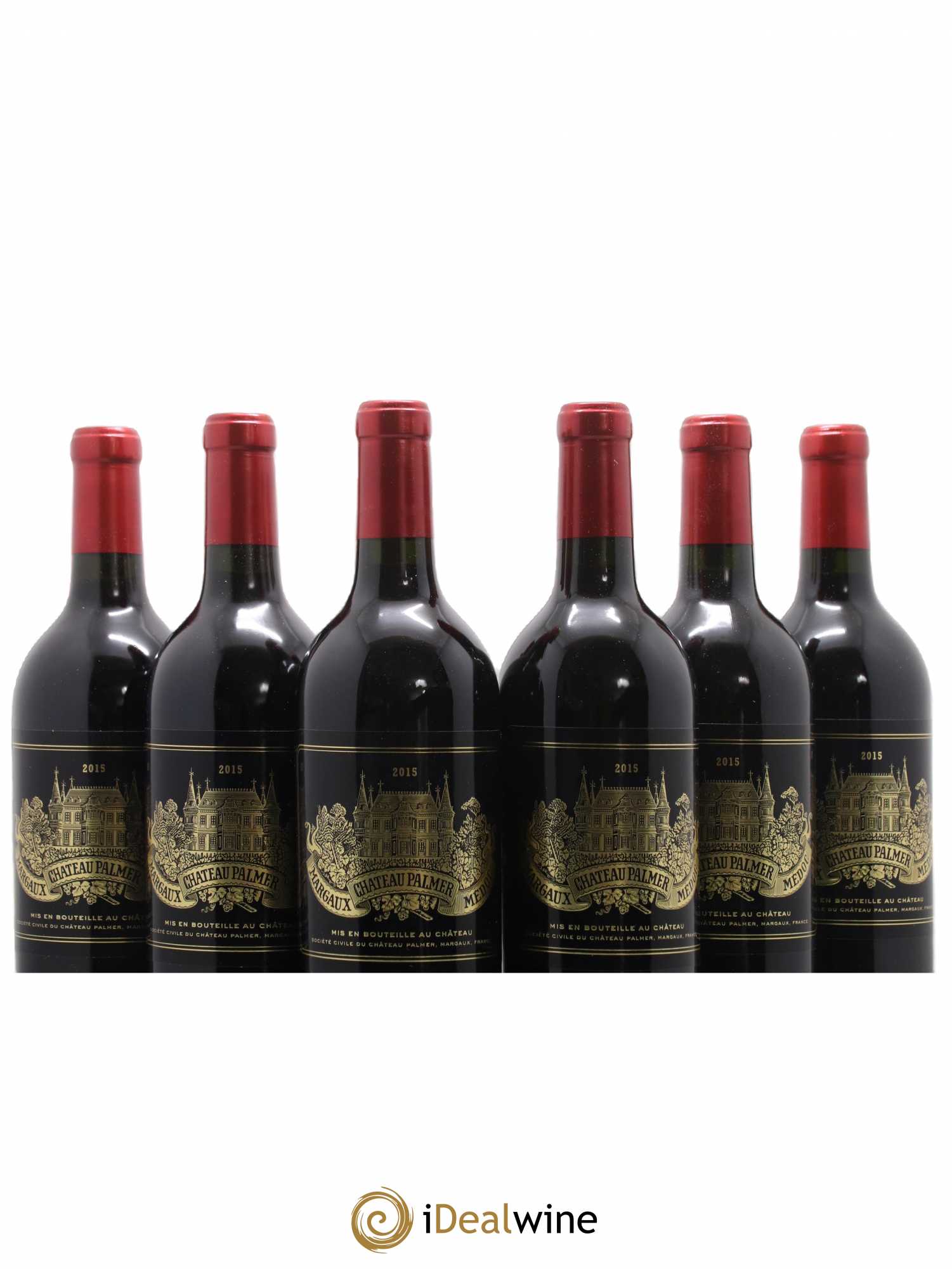 Château Palmer 3ème Grand Cru Classé 2015 - Lot de 6 bouteilles - 0