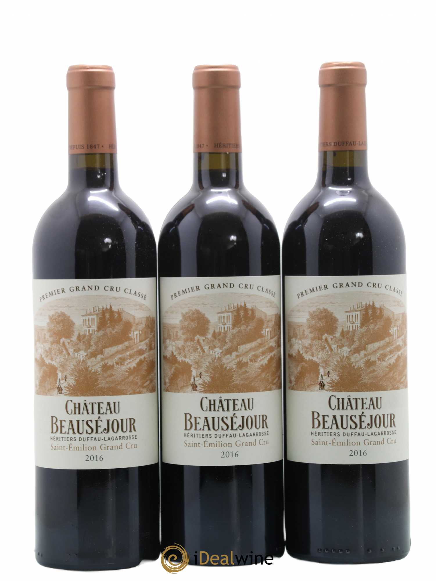 Château Beauséjour (Duffau-Lagarrosse) 1er Grand Cru Classé B 2016 - Lot de 6 bouteilles - 2