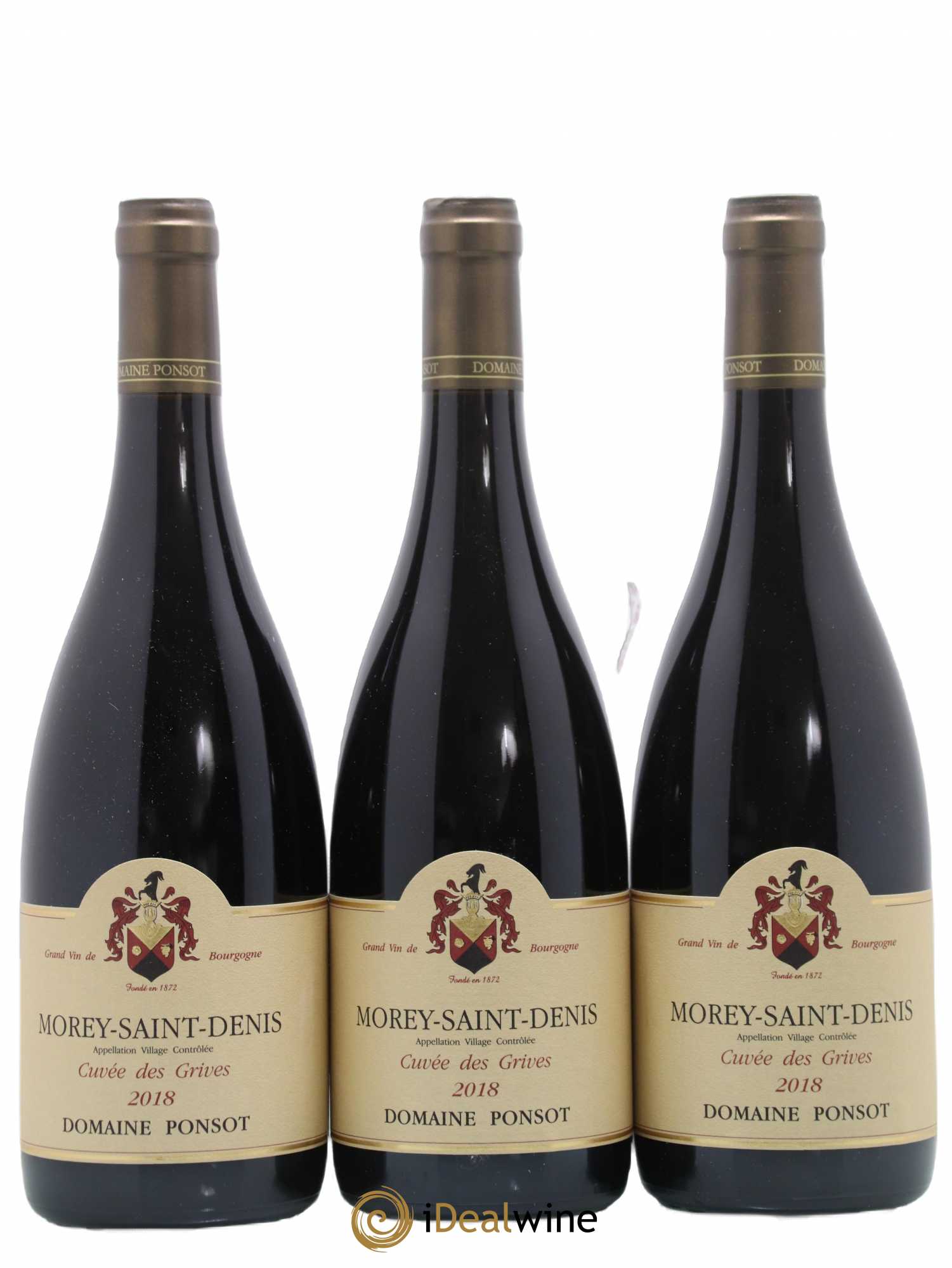 Morey-Saint-Denis Cuvée des Grives Ponsot (Domaine) 2018 - Lot de 3 bouteilles - 0