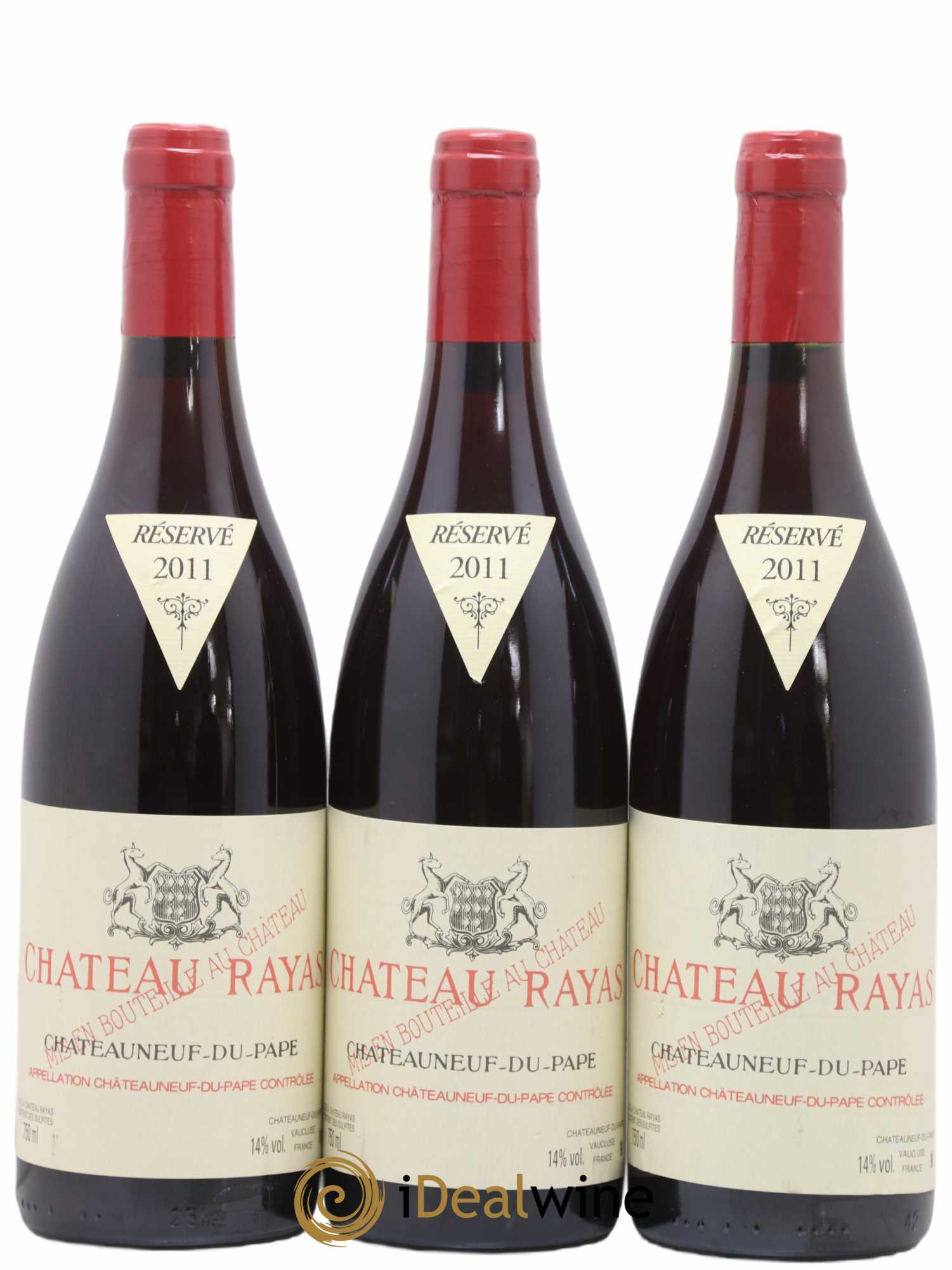Châteauneuf-du-Pape Château Rayas Emmanuel Reynaud 2011 - Lot de 3 bouteilles - 0