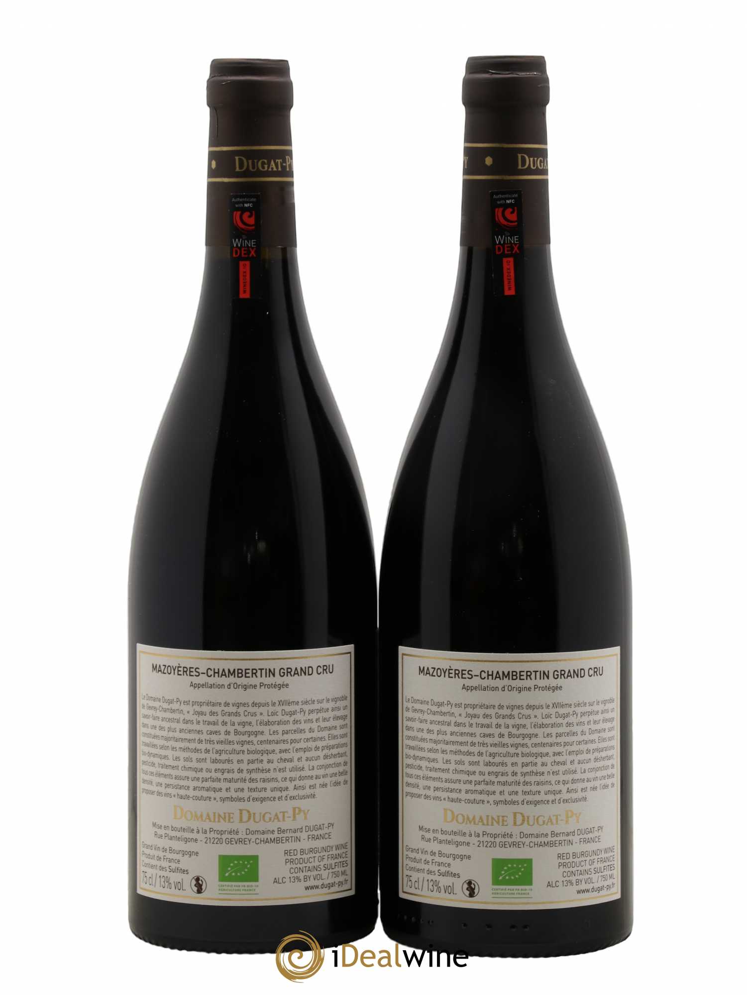 Mazoyères-Chambertin Grand Cru Dugat-Py 2020 - Lot de 2 bouteilles - 1