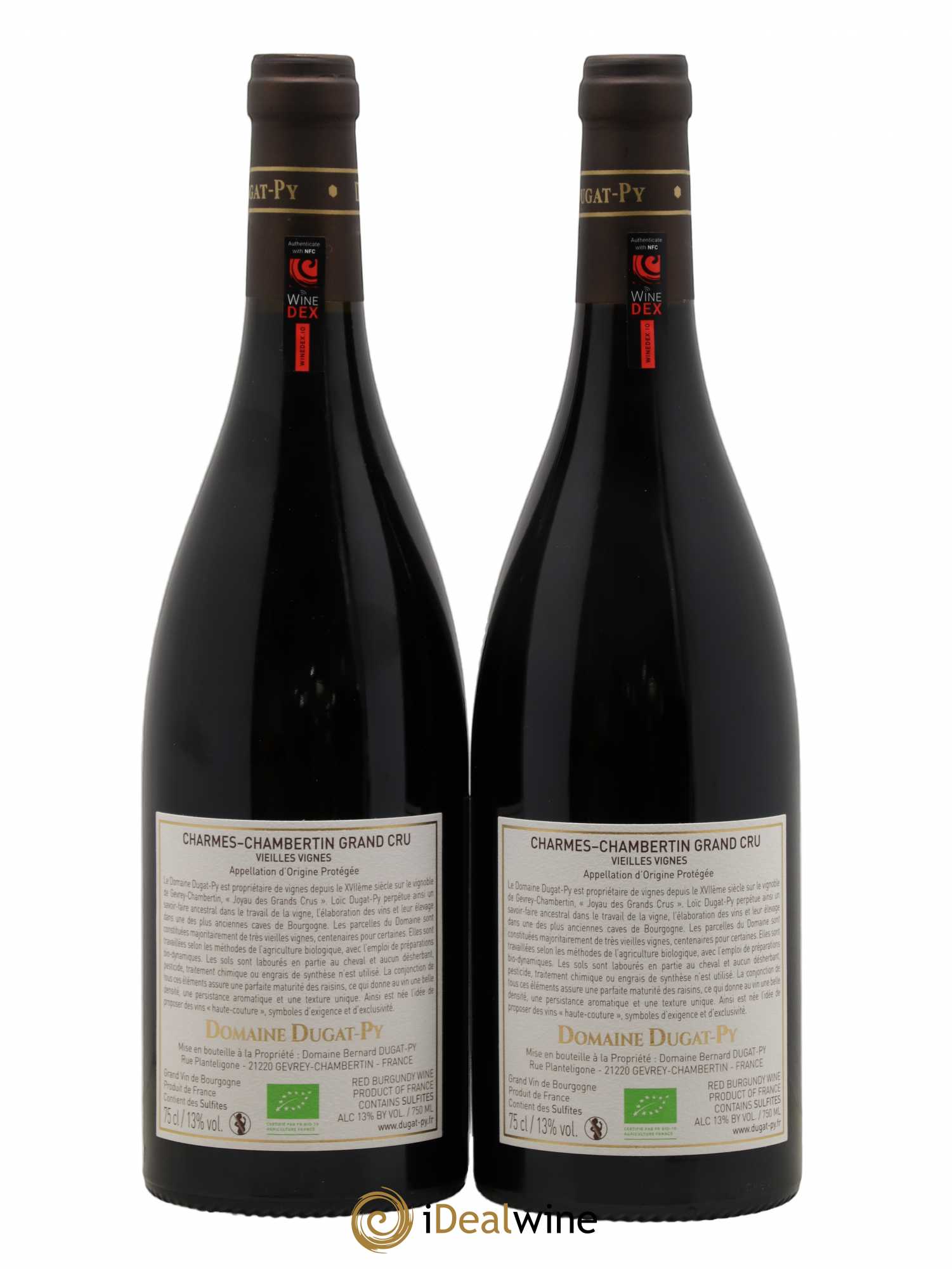 Charmes-Chambertin Grand Cru Dugat-Py 2020 - Lot de 2 bouteilles - 1