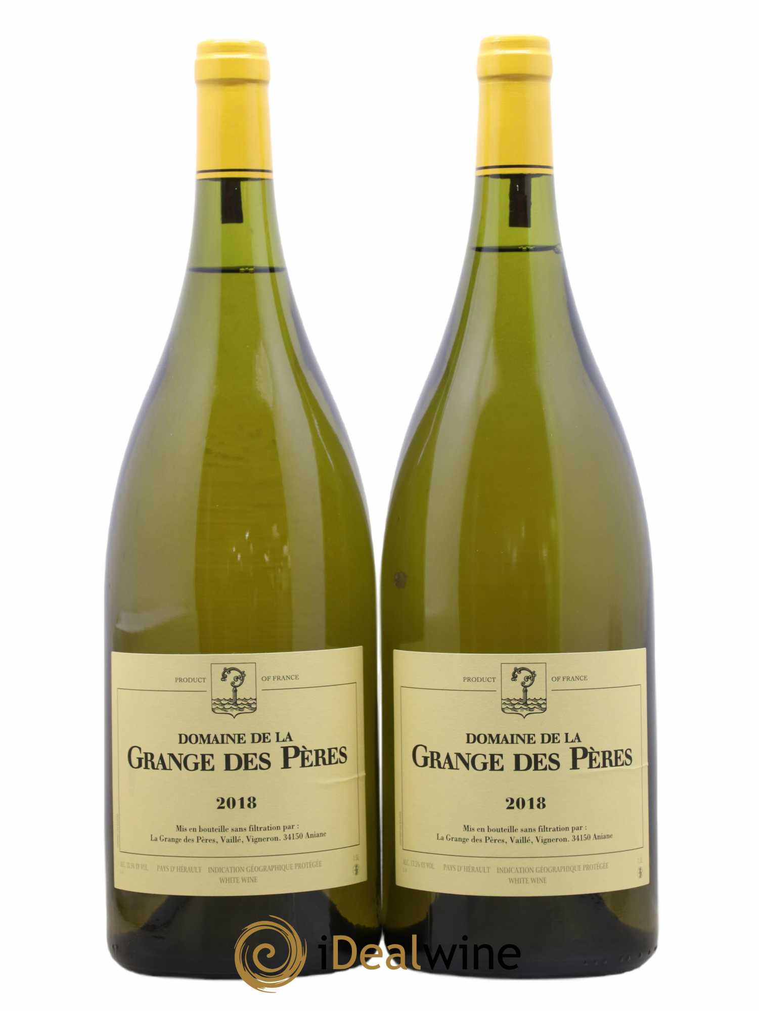 Pays d'Hérault Grange des Pères Laurent Vaillé 2018 - Lot de 2 magnums - 0