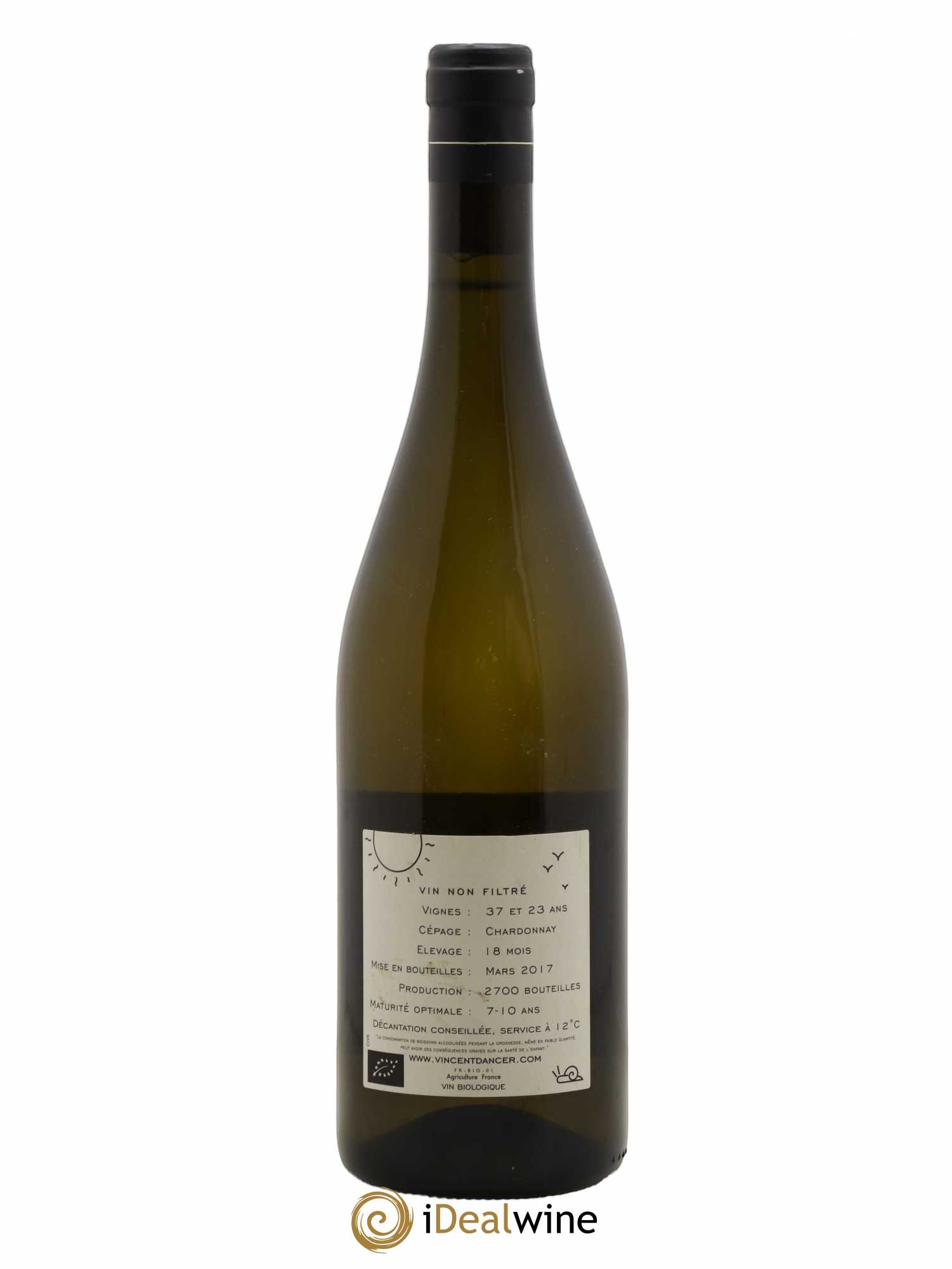 Chassagne-Montrachet 1er Cru La Romanée Vincent Dancer 2015 - Lot de 1 bouteille - 1