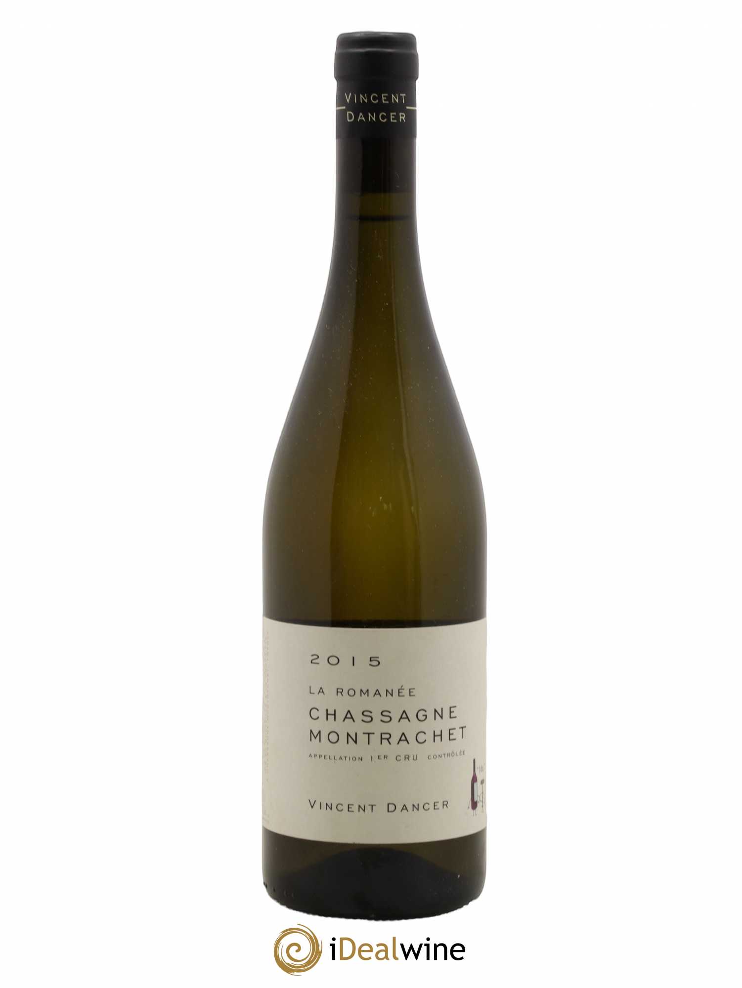Chassagne-Montrachet 1er Cru La Romanée Vincent Dancer 2015 - Lot de 1 bouteille - 0