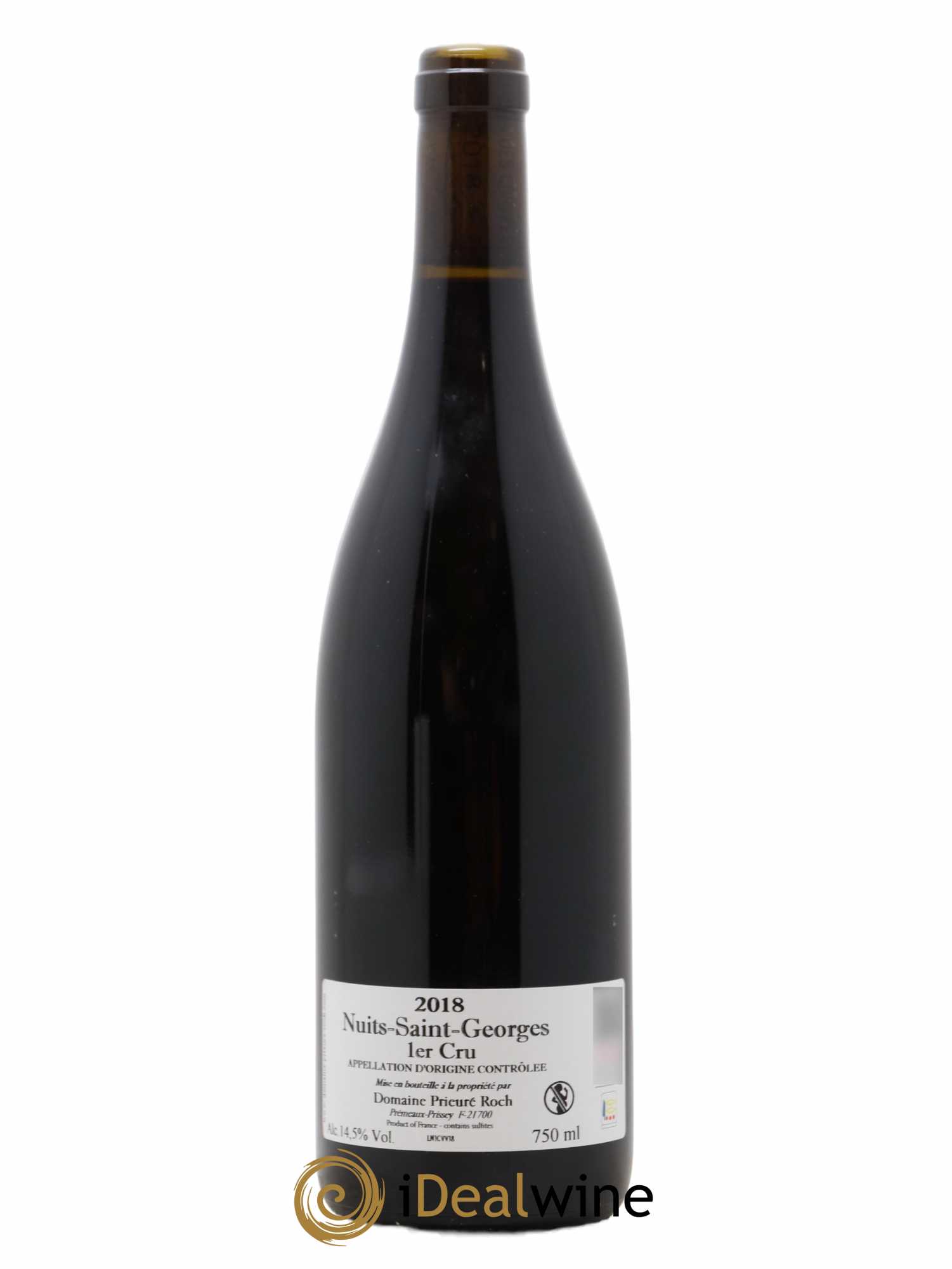 Nuits-Saint-Georges 1er Cru Vieilles Vignes Prieuré Roch (sans prix de réserve) 2018 - Lot de 1 bouteille - 1