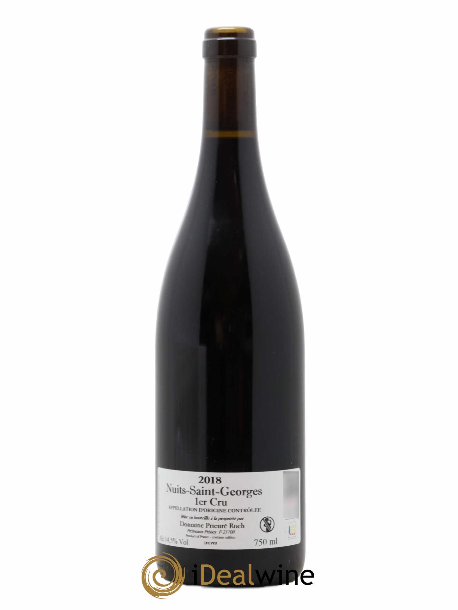 Nuits-Saint-Georges 1er Cru Vieilles Vignes Prieuré Roch (sans prix de réserve) 2018 - Lot de 1 bouteille - 1