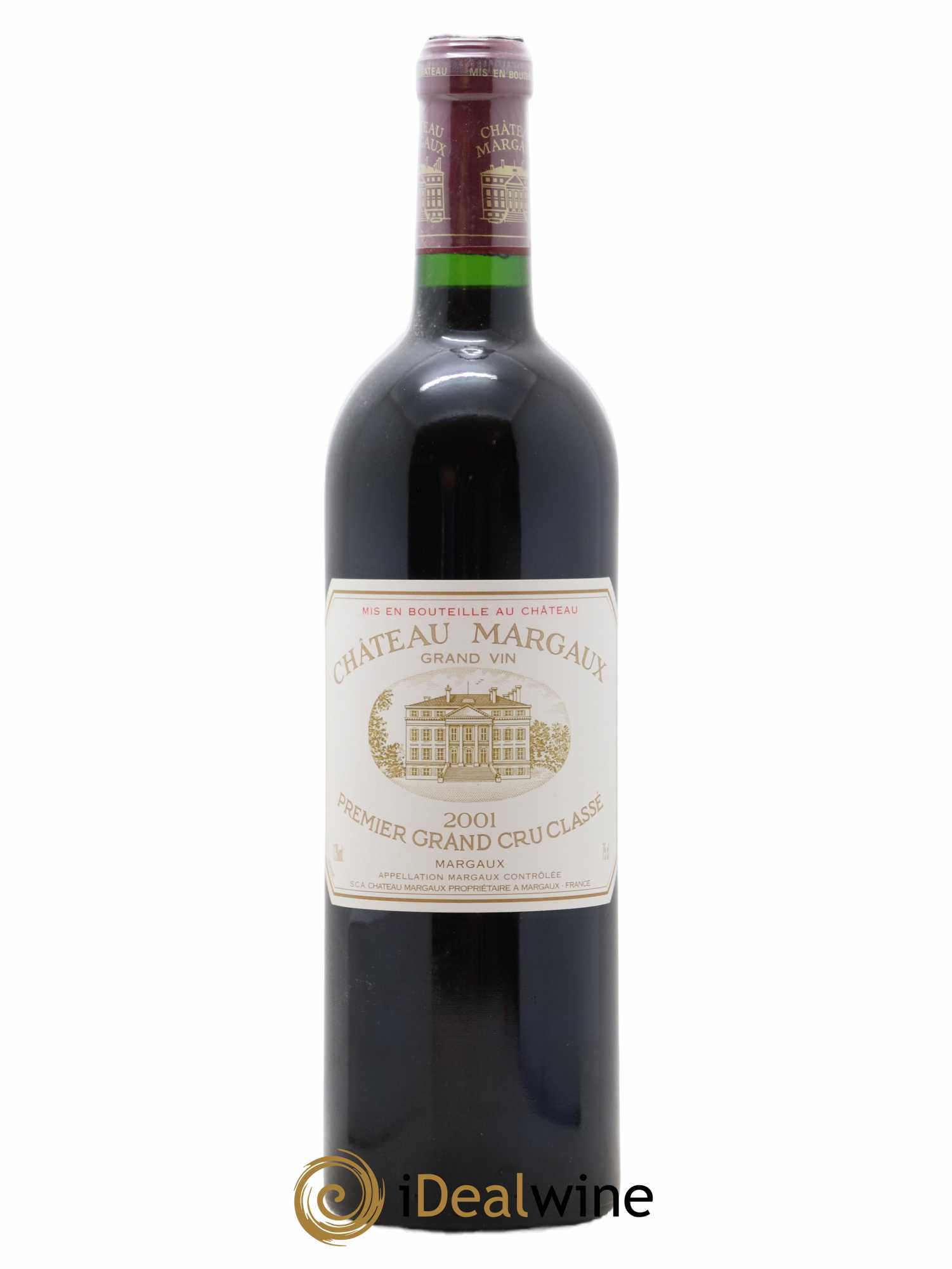 Château Margaux 1er Grand Cru Classé 2001 - Lot de 1 bouteille - 0