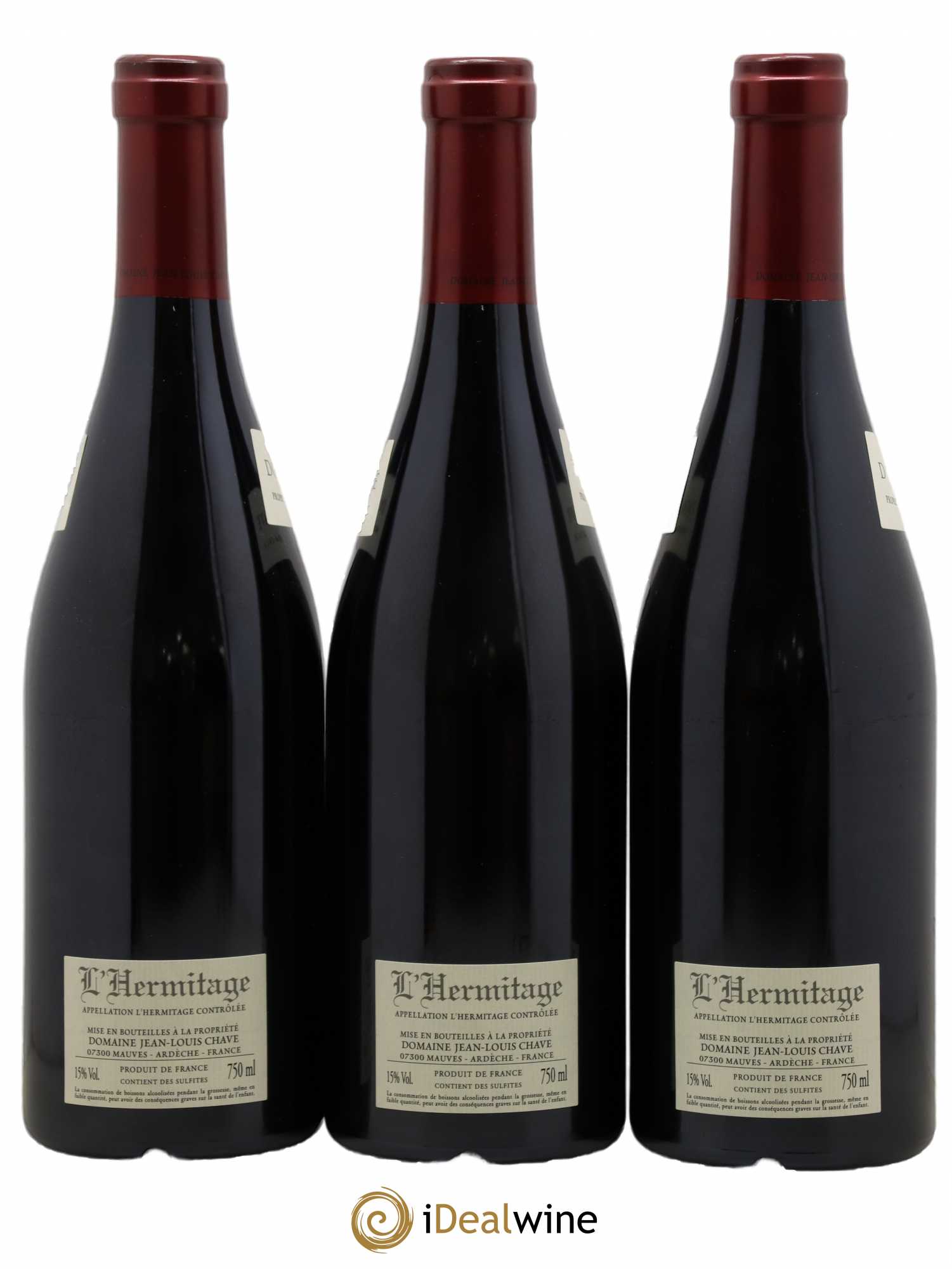 Hermitage Jean-Louis Chave 2019 - Lot de 3 bouteilles - 1