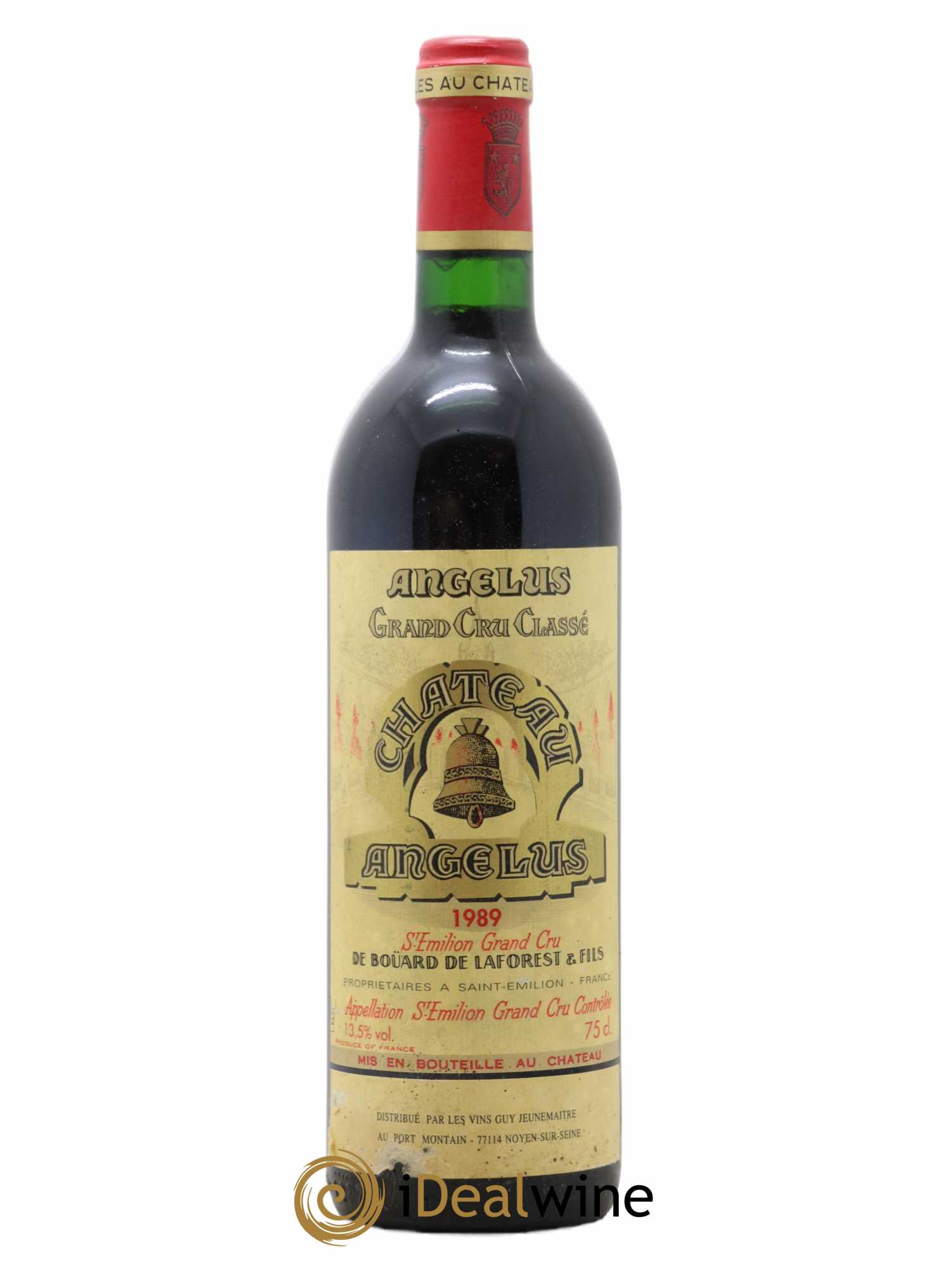 Château Angélus 1er Grand Cru Classé A 1989 - Lot de 1 bouteille - 0