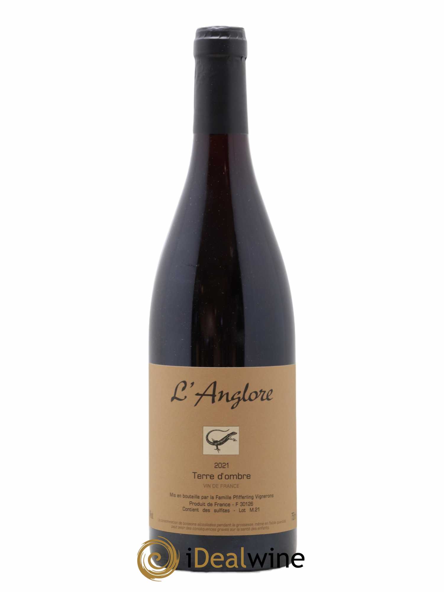 Vin de France Terre d'Ombre L'Anglore (sans prix de réserve) 2021 - Lot de 1 bouteille - 0
