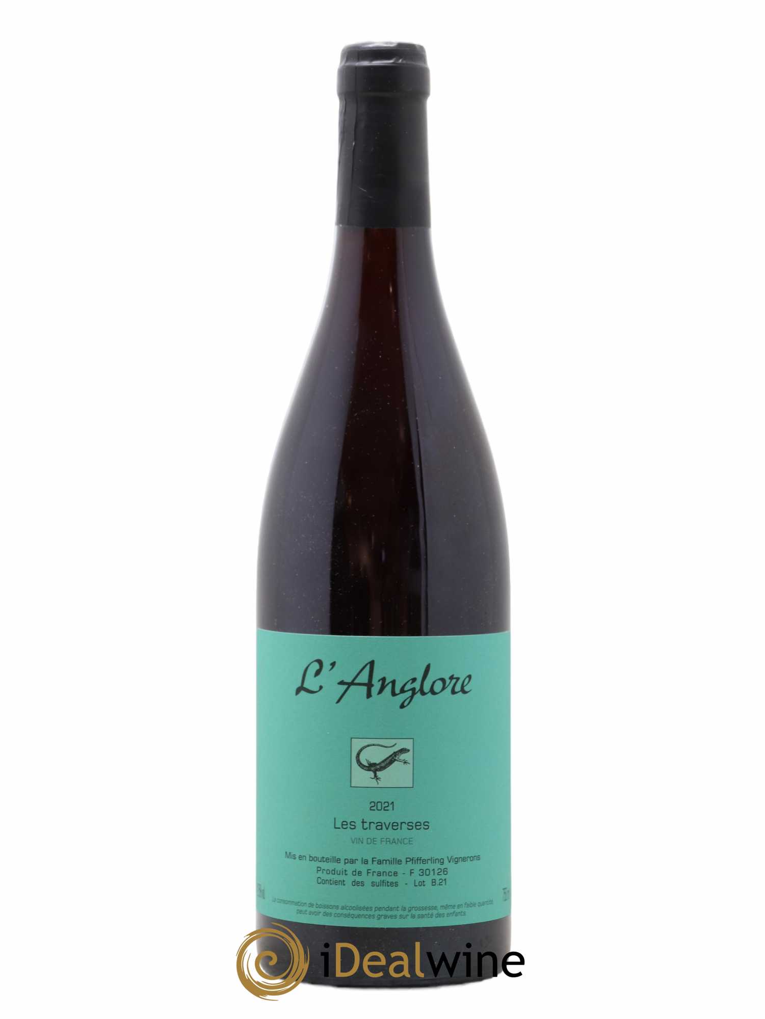 Vin de France Les Traverses L'Anglore (sans prix de réserve) 2021 - Lot de 1 bouteille - 0