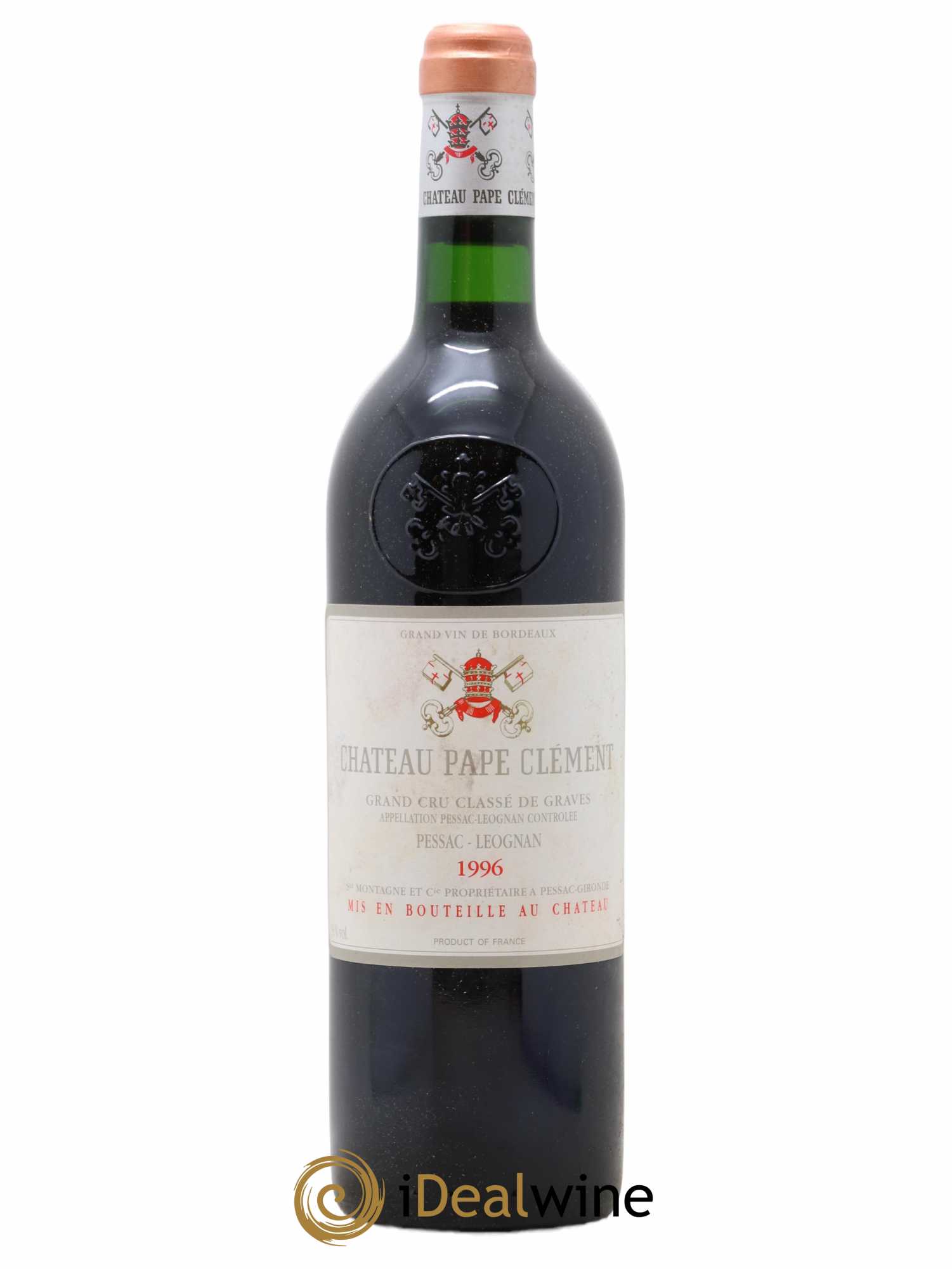 Château Pape Clément Cru Classé de Graves (sans prix de réserve) 1996 - Lot de 1 bouteille - 0