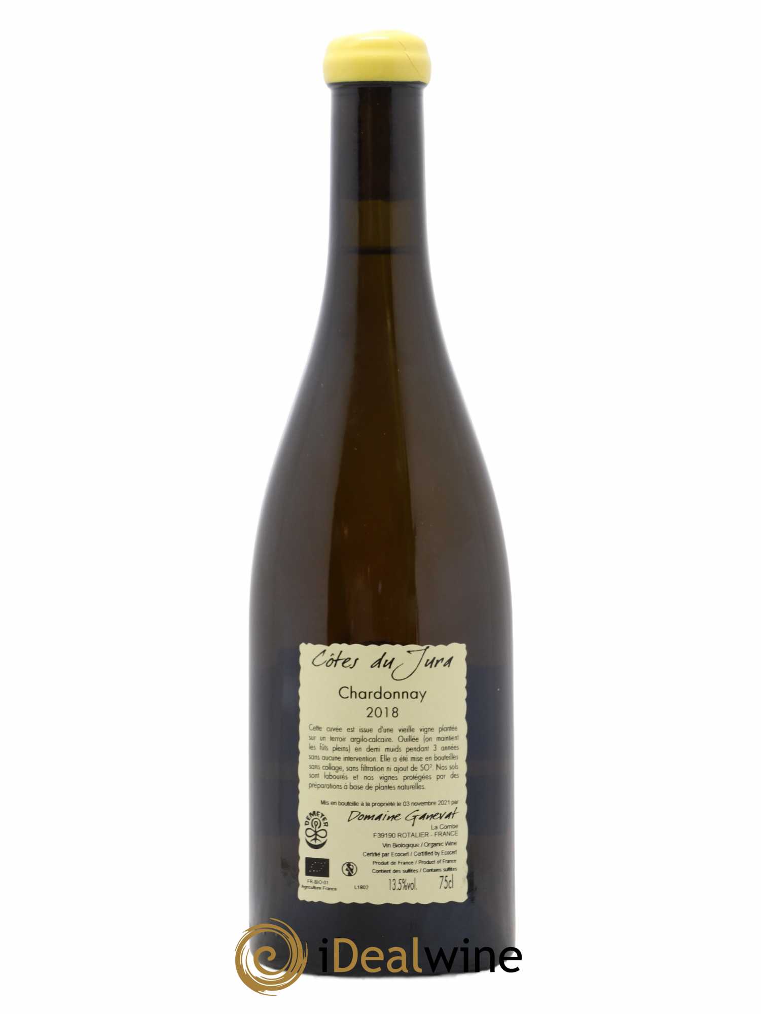 Côtes du Jura Les Chamois du Paradis Jean-François Ganevat (Domaine) (sans prix de réserve) 2018 - Lot de 1 bouteille - 1