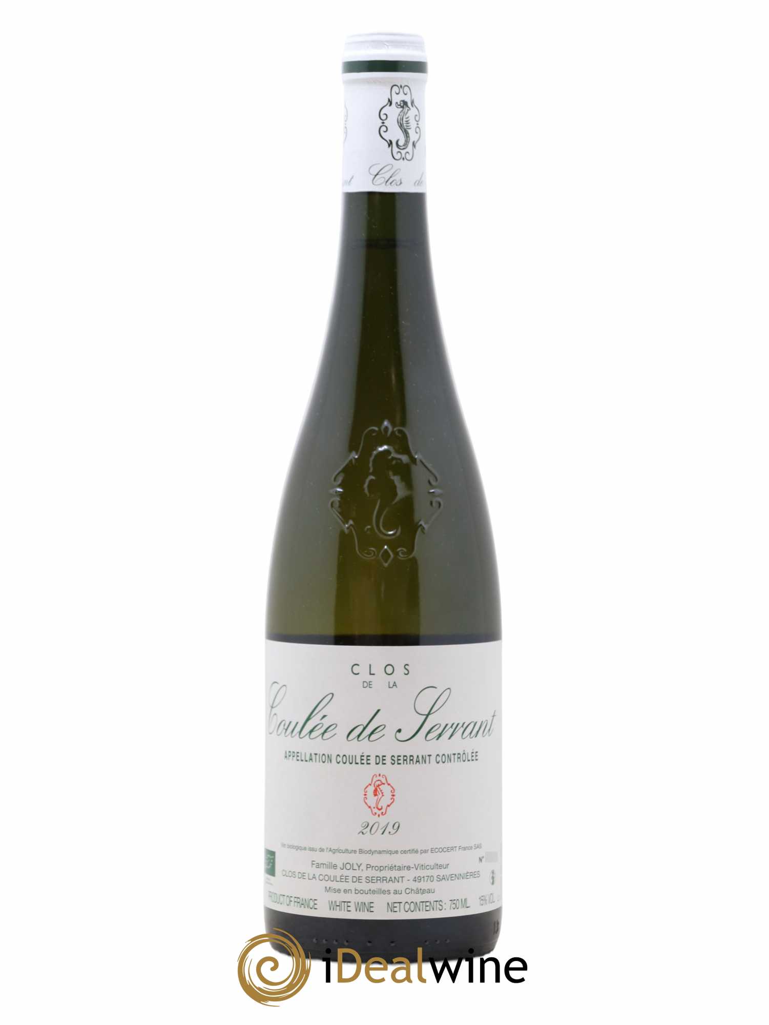 Savennières Clos de la Coulée de Serrant Vignobles de la Coulée de Serrant - Nicolas Joly (sans prix de réserve) 2019 - Lot de 1 bouteille - 0