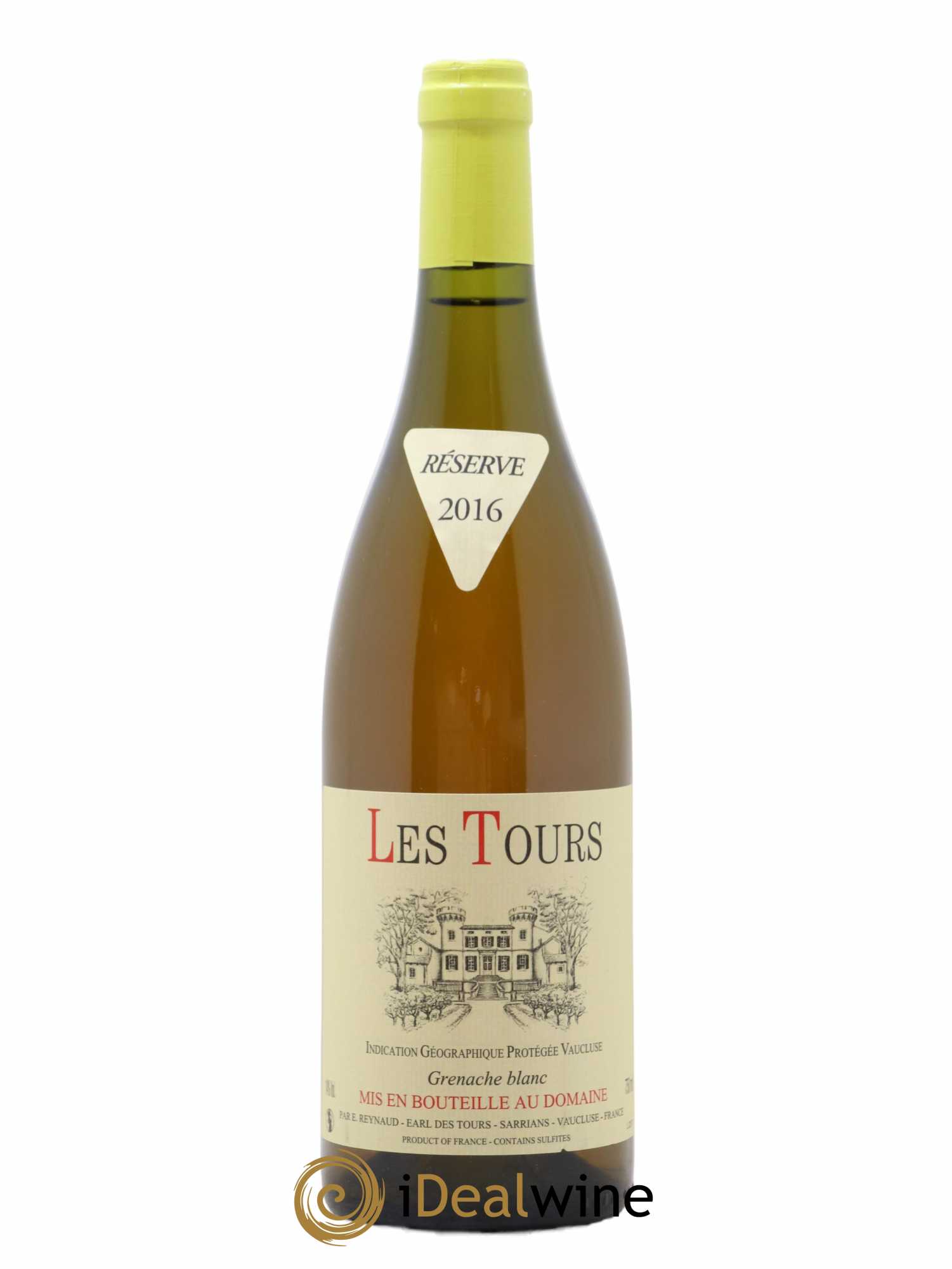 Vaucluse (Vin de Pays de Vaucluse) Les Tours Grenache Blanc Emmanuel Reynaud Grenache Blanc (sans prix de réserve) 2016 - Posten von 1 Flasche - 0