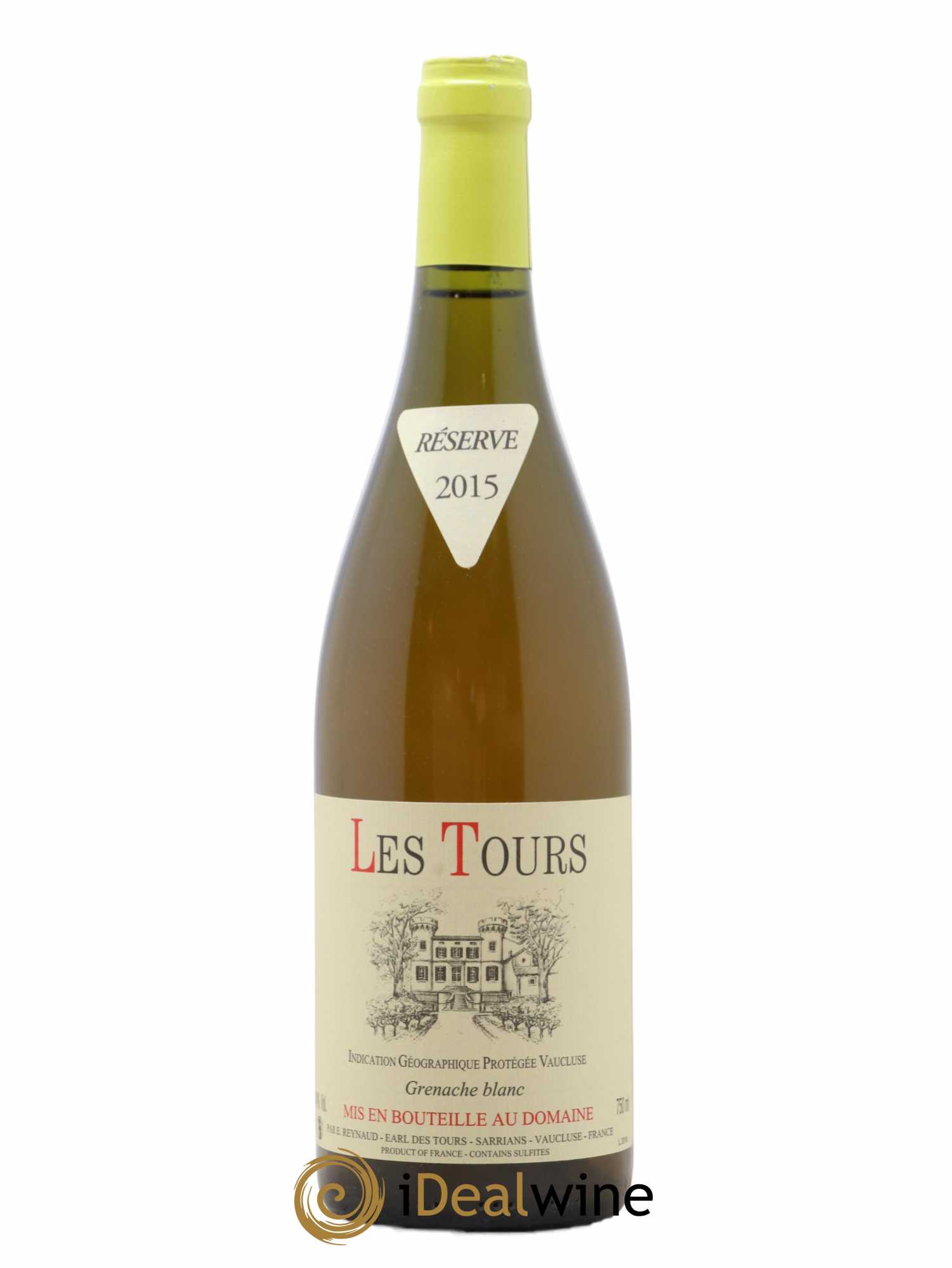 Vaucluse (Vin de Pays de Vaucluse) Les Tours Grenache Blanc Emmanuel Reynaud Grenache Blanc (sans prix de réserve) 2015 - Posten von 1 Flasche - 0