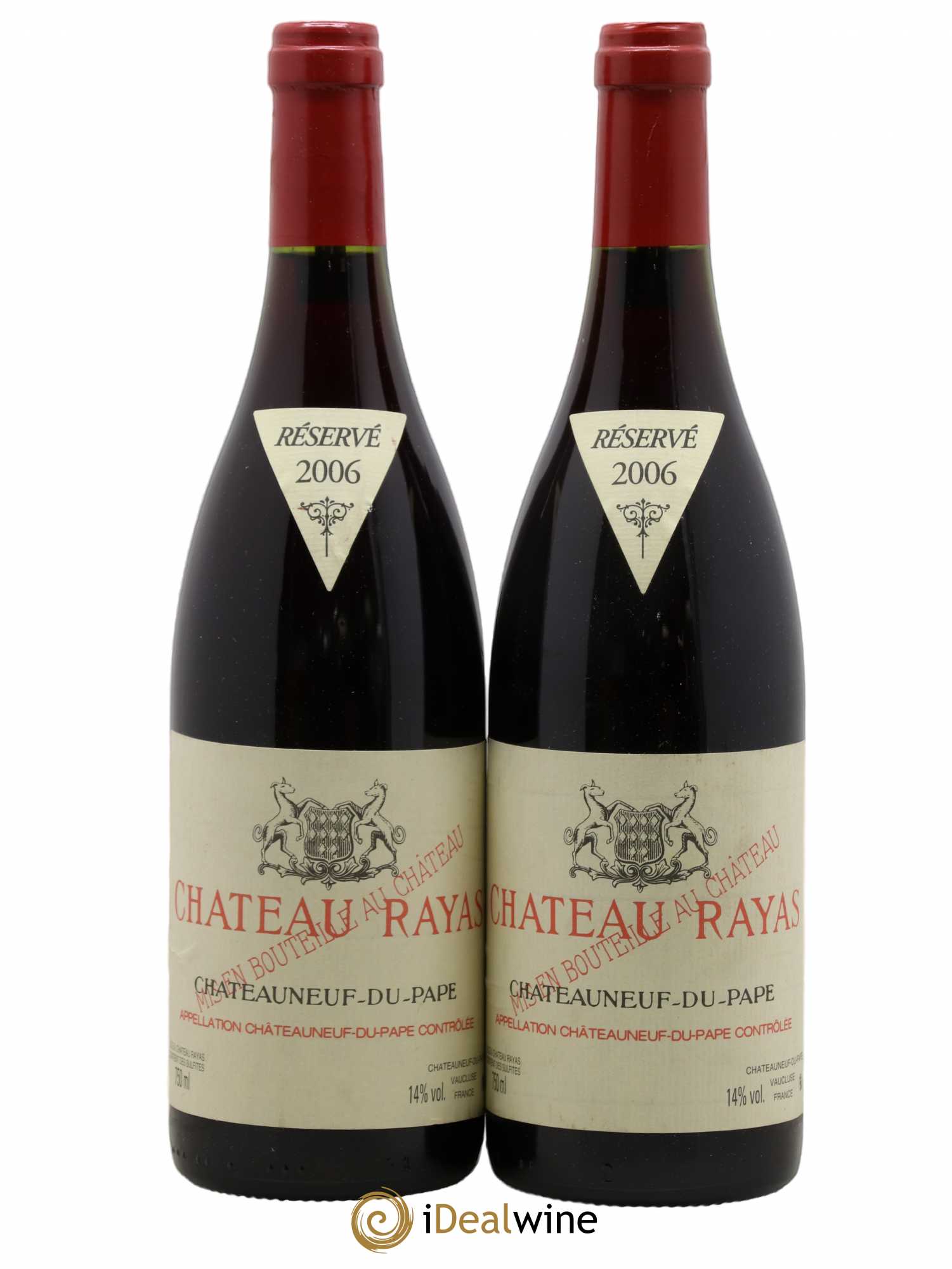 Châteauneuf-du-Pape Château Rayas Emmanuel Reynaud 2006 - Lot de 2 bouteilles - 0