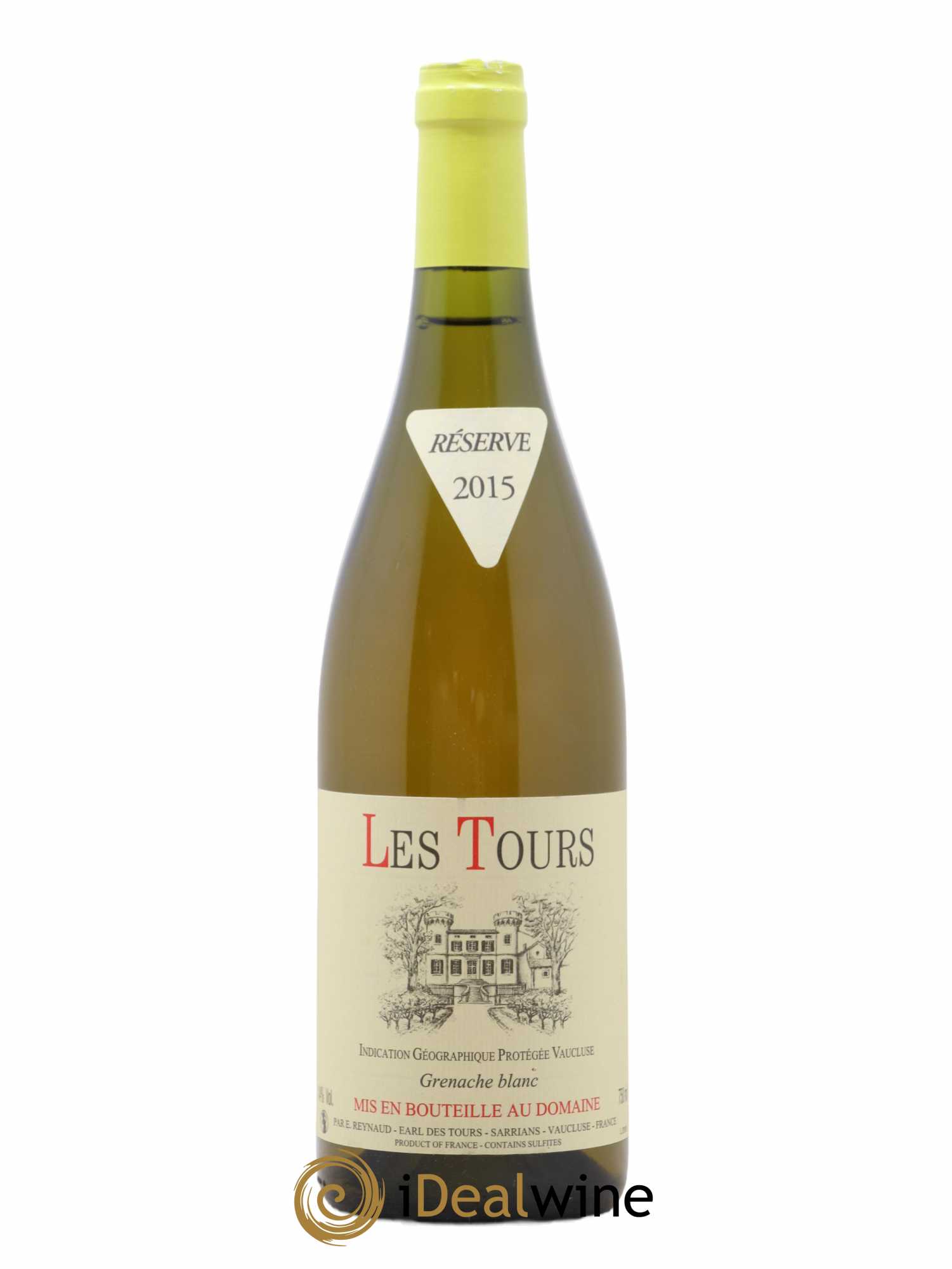 Vaucluse (Vin de Pays de Vaucluse) Les Tours Grenache Blanc Emmanuel Reynaud Grenache Blanc (sans prix de réserve) 2015 - Posten von 1 Flasche - 0
