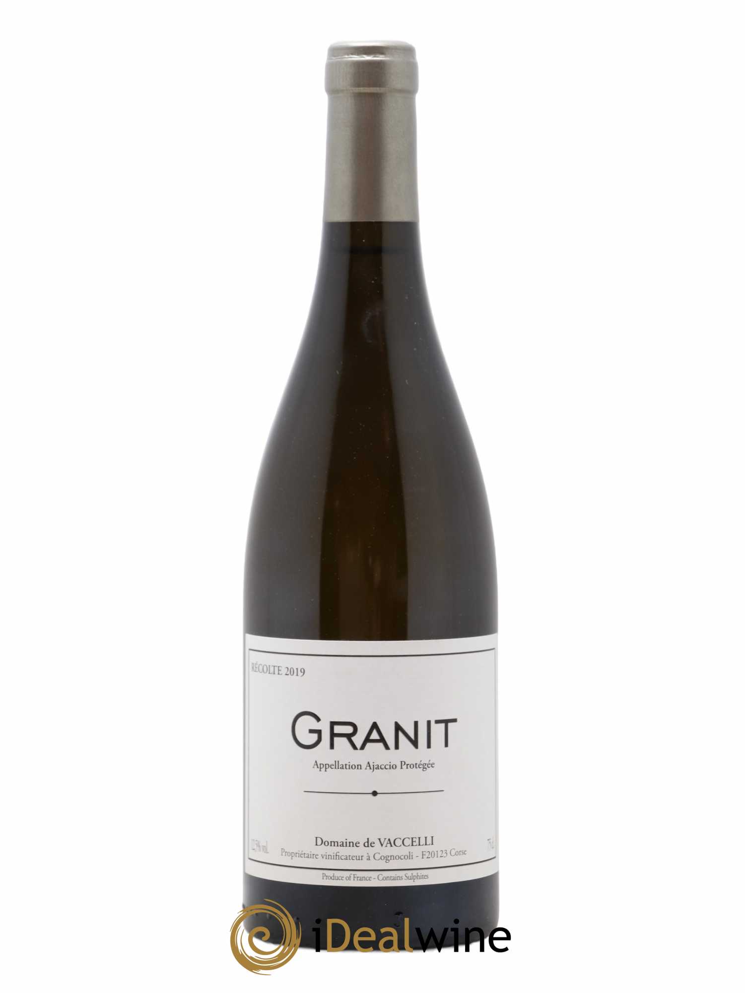 Ajaccio Granit Vaccelli (sans prix de réserve) 2019 - Lot de 1 bouteille - 0