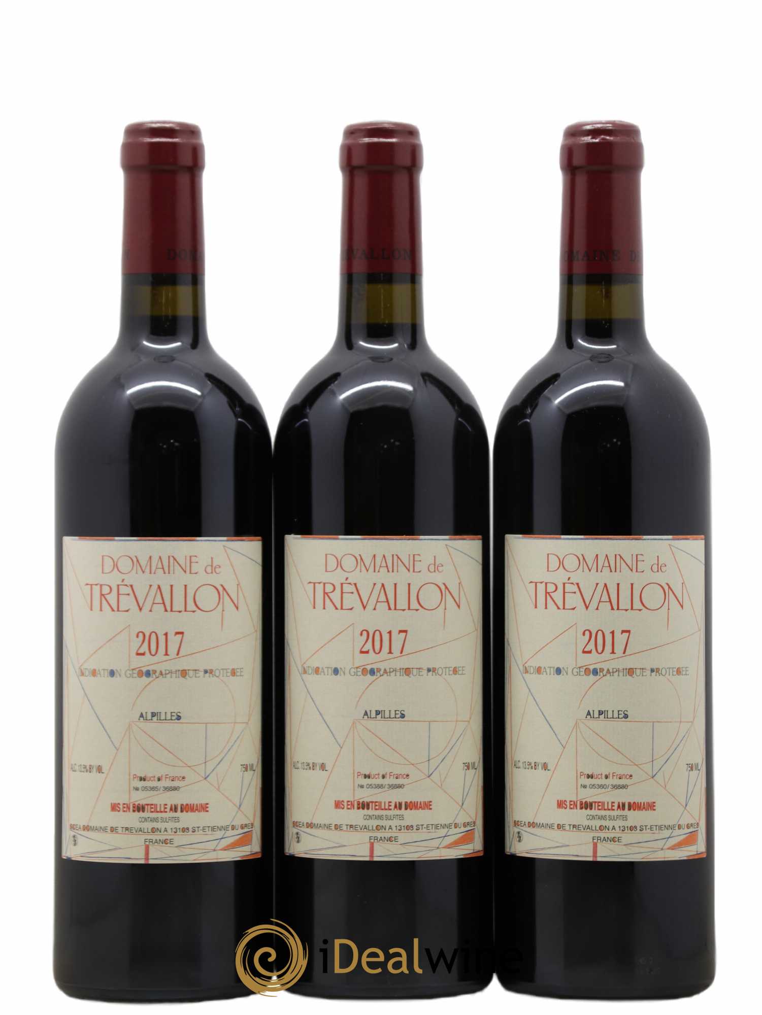 IGP Alpilles Trévallon (Domaine de) Eloi Dürrbach  2017 - Lot de 12 bouteilles - 1