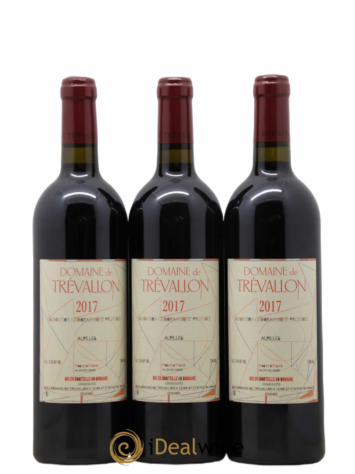 IGP Alpilles Trévallon (Domaine de) Eloi Dürrbach  2017 - Lot de 12 bouteilles - 1