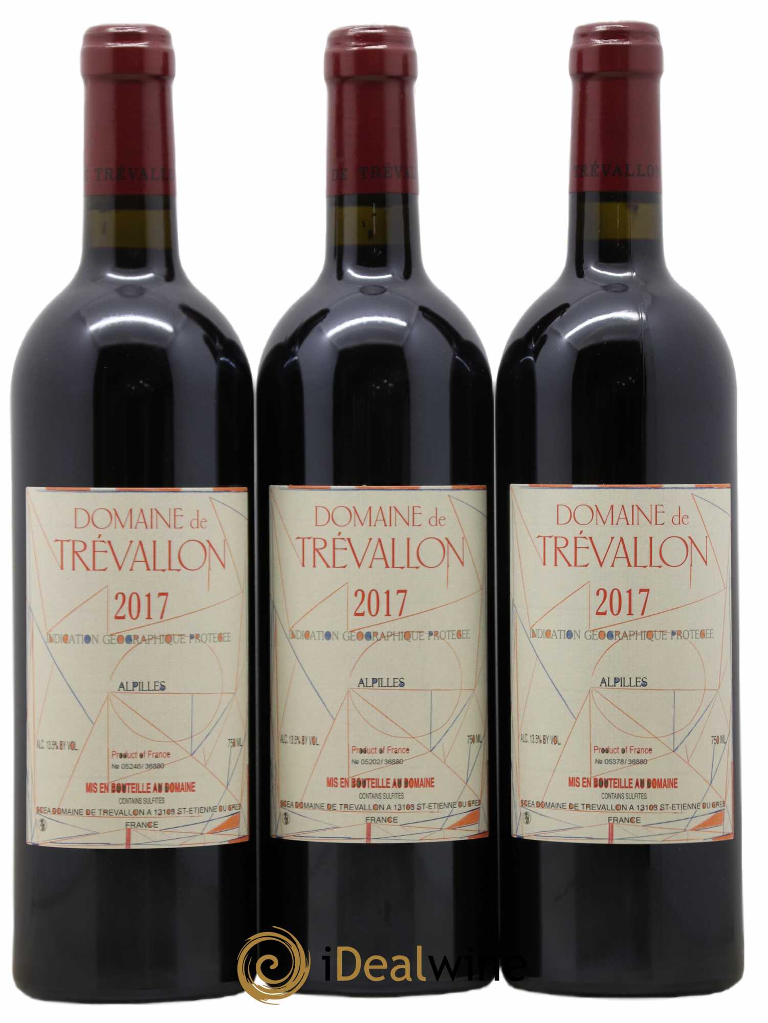IGP Alpilles Trévallon (Domaine de) Eloi Dürrbach  2017 - Lot de 12 bouteilles - 3