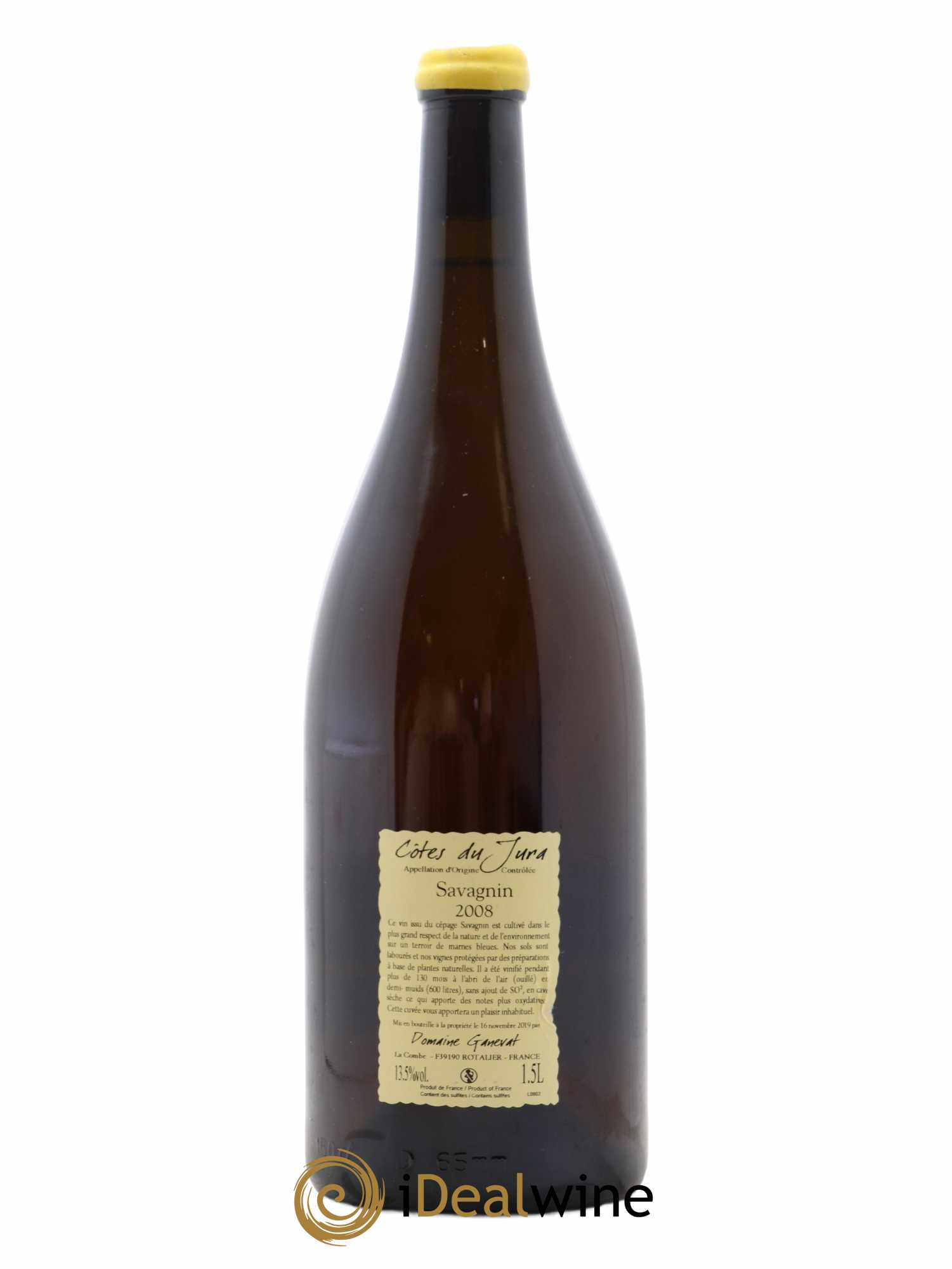 Côtes du Jura Les Vignes de mon Père Jean-François Ganevat (Domaine) 2008 - Lot de 1 magnum - 1