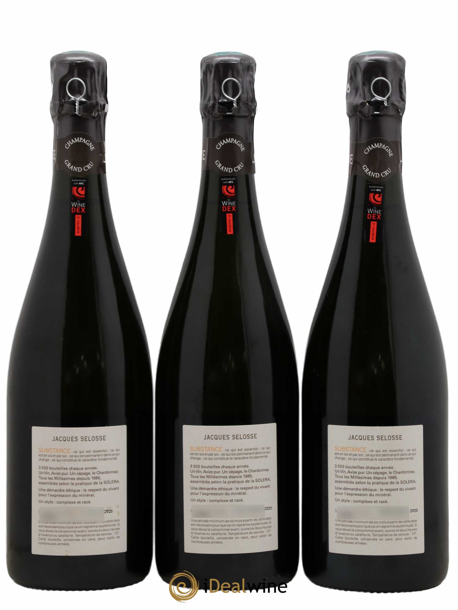 Substance Jacques Selosse - Lot de 3 bouteilles - 1