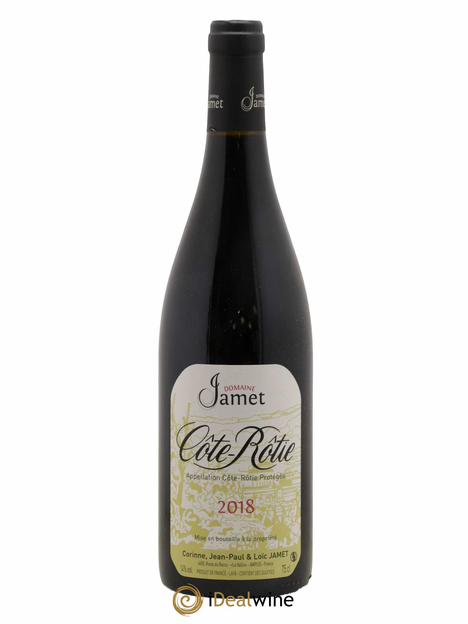 Côte-Rôtie Jamet (Domaine) (sans prix de réserve) 2018 - Lot de 1 bouteille - 0