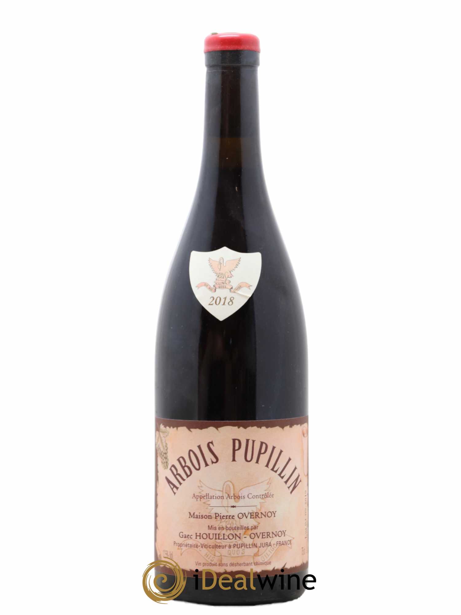 Arbois Pupillin Poulsard (cire rouge) Overnoy-Houillon (Domaine) 2018 - Lot of 1 bottle - 0