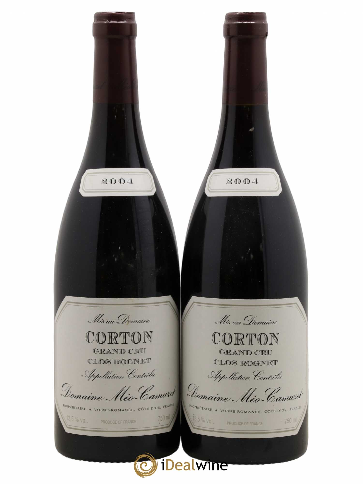Corton Grand Cru Clos Rognet Méo-Camuzet (Domaine) Clos Rognet 2004 - Lot de 2 bouteilles - 0