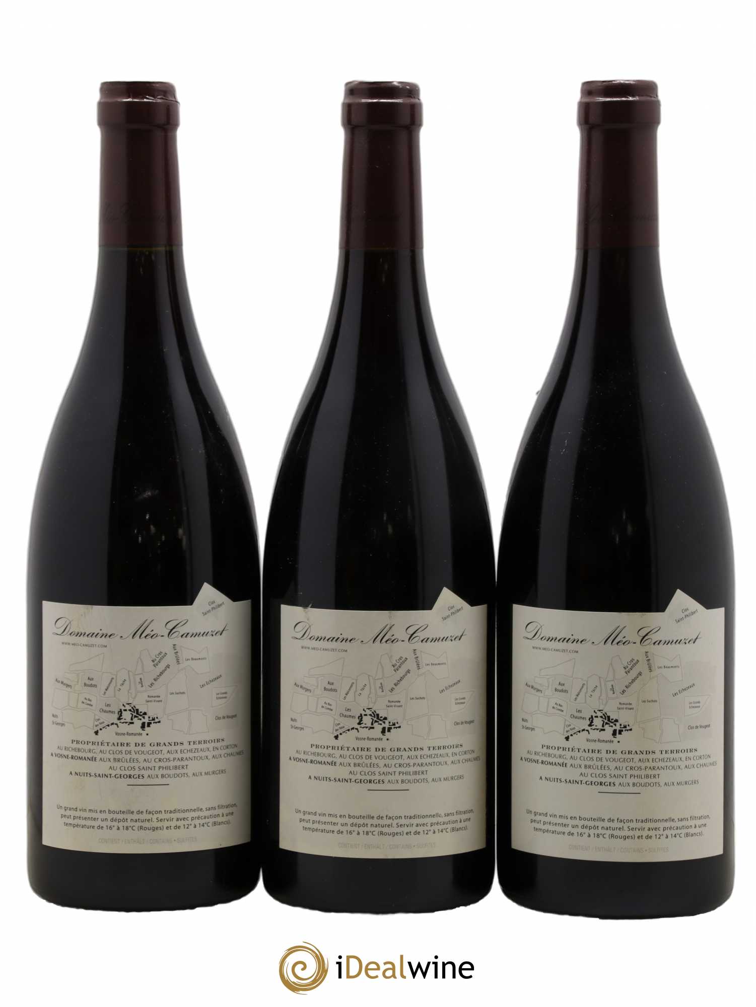 Clos de Vougeot Grand Cru Méo-Camuzet (Domaine) 2004 - Lot de 3 bouteilles - 1