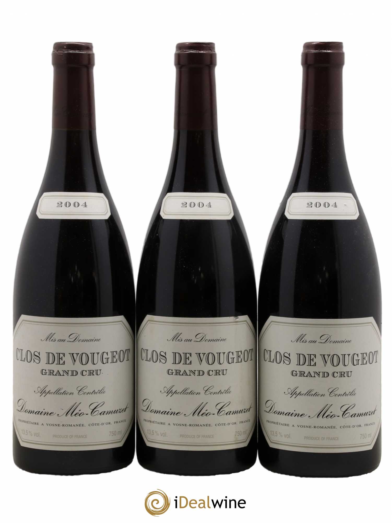 Clos de Vougeot Grand Cru Méo-Camuzet (Domaine) 2004 - Lot de 3 bouteilles - 0