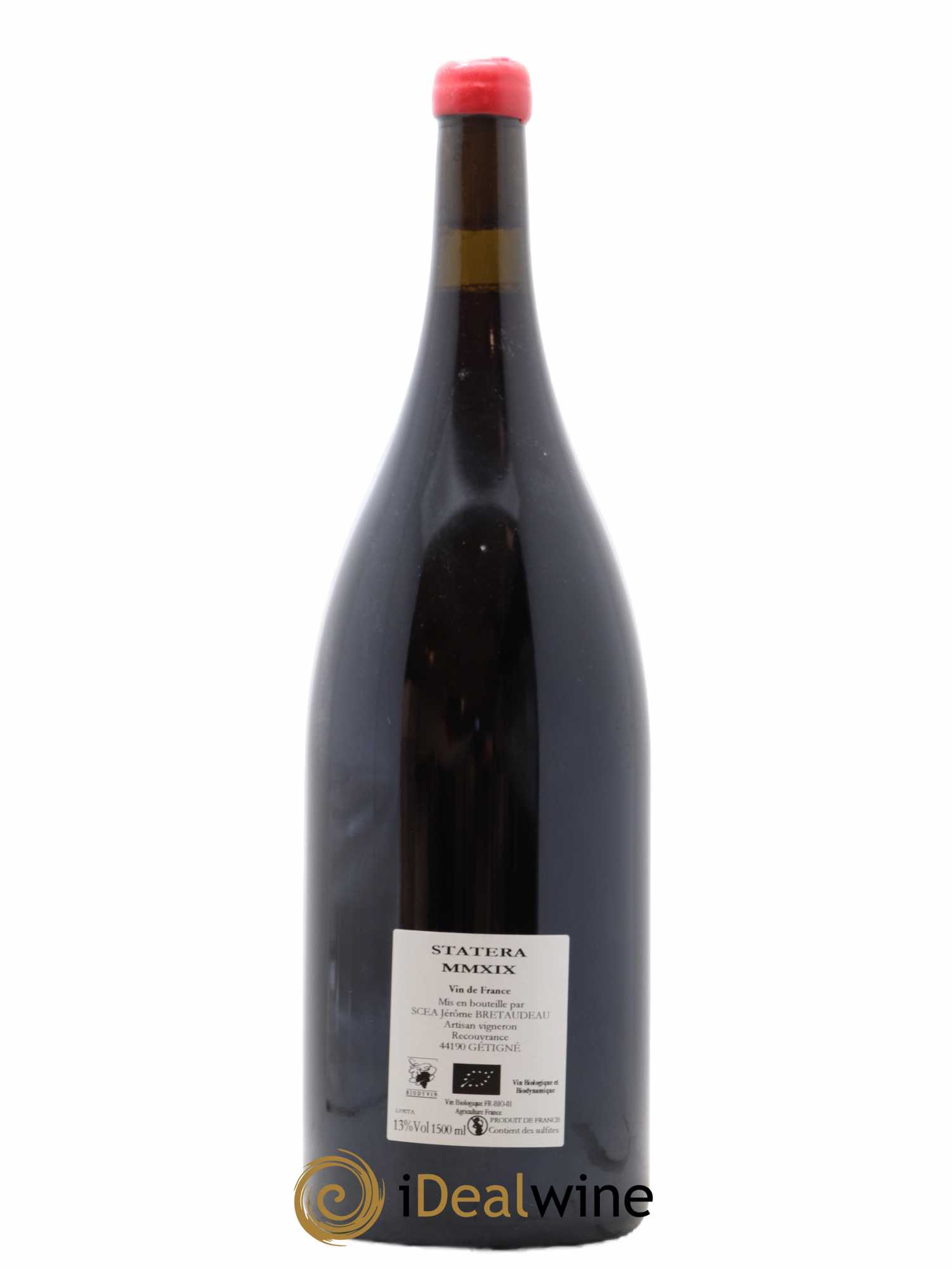 Vin de France Statera Jérôme Bretaudeau - Domaine de Bellevue 2019 - Lot of 1 magnum - 1