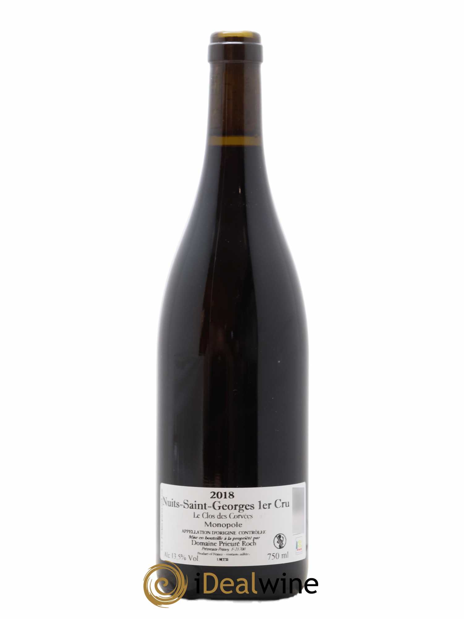Nuits-Saint-Georges 1er Cru Le Clos des Corvées Prieuré Roch  2018 - Lot of 1 bottle - 1