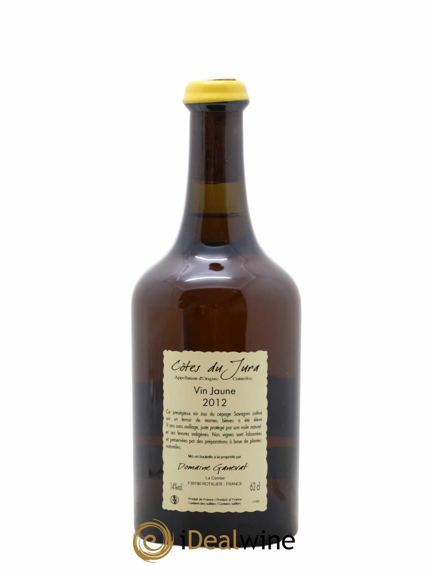 Côtes du Jura Vin Jaune Jean-François Ganevat (Domaine)  2012 - Lot de 1 bouteille - 1