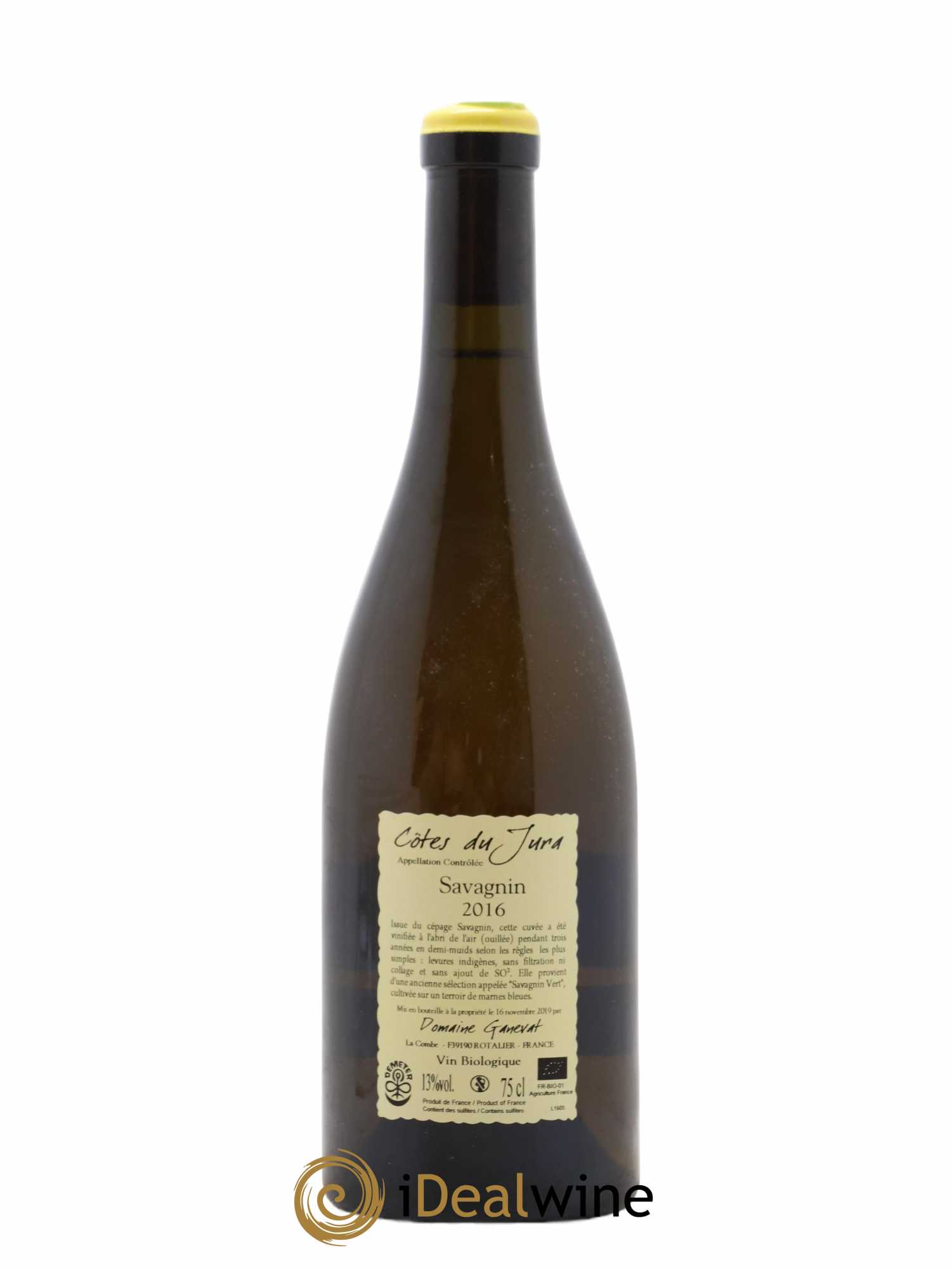 Côtes du Jura Les Chalasses Marnes Bleues Jean-François Ganevat (Domaine) 2016 - Lot of 1 bottle - 1