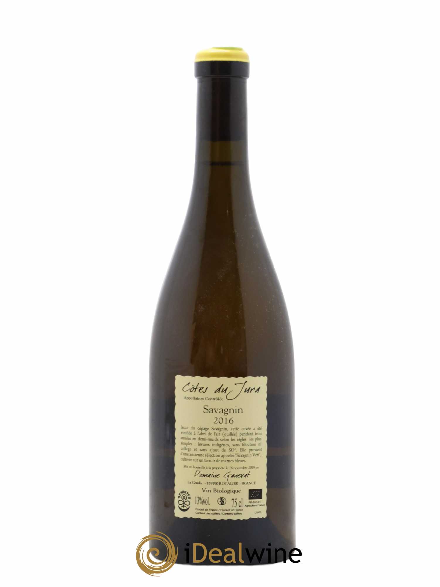 Côtes du Jura Les Chalasses Marnes Bleues Jean-François Ganevat (Domaine) 2016 - Lot de 1 bouteille - 1