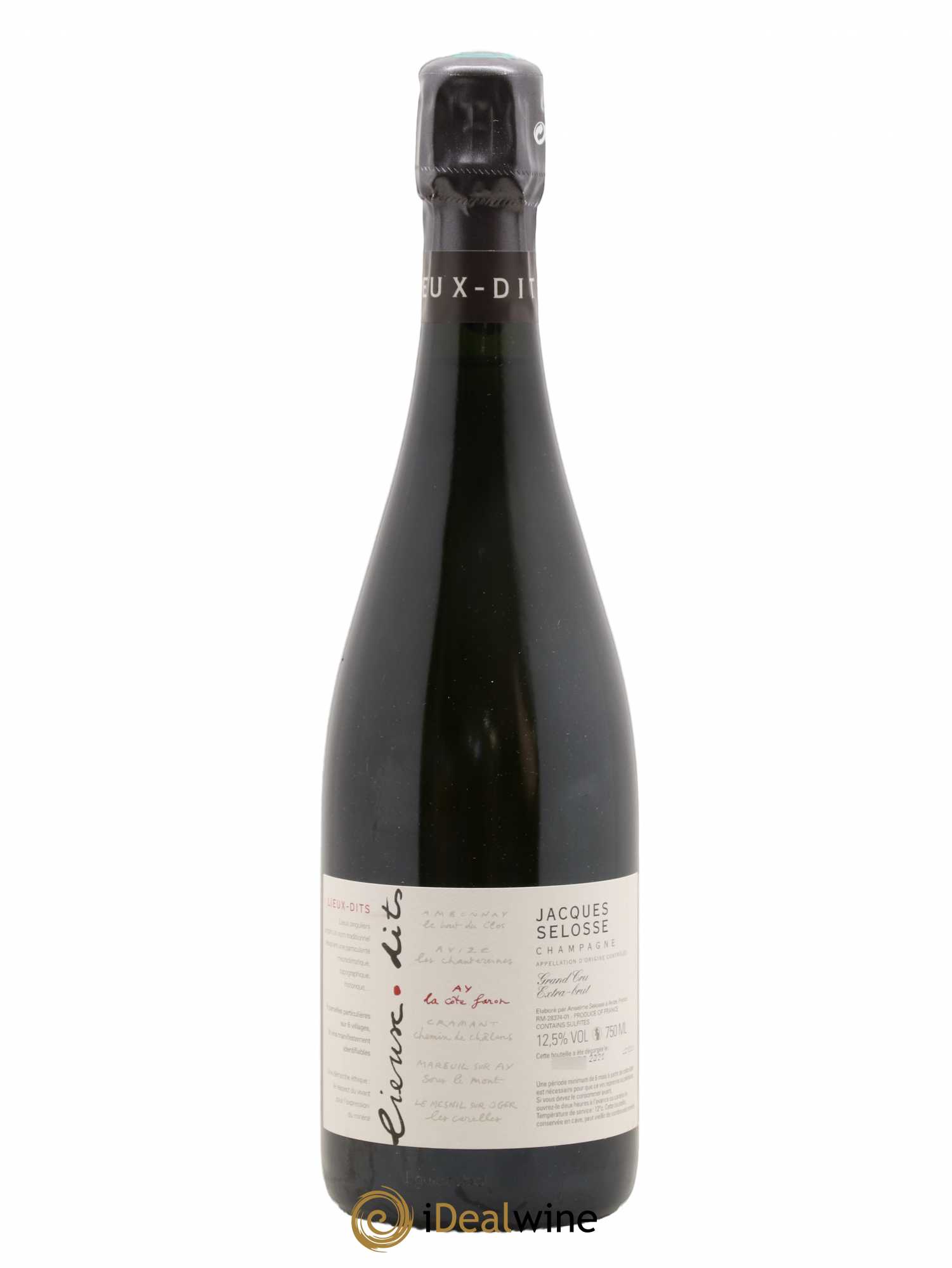 La Côte Faron Blanc de Noirs Grand Cru Extra-Brut Jacques Selosse - Lot de 1 bouteille - 0