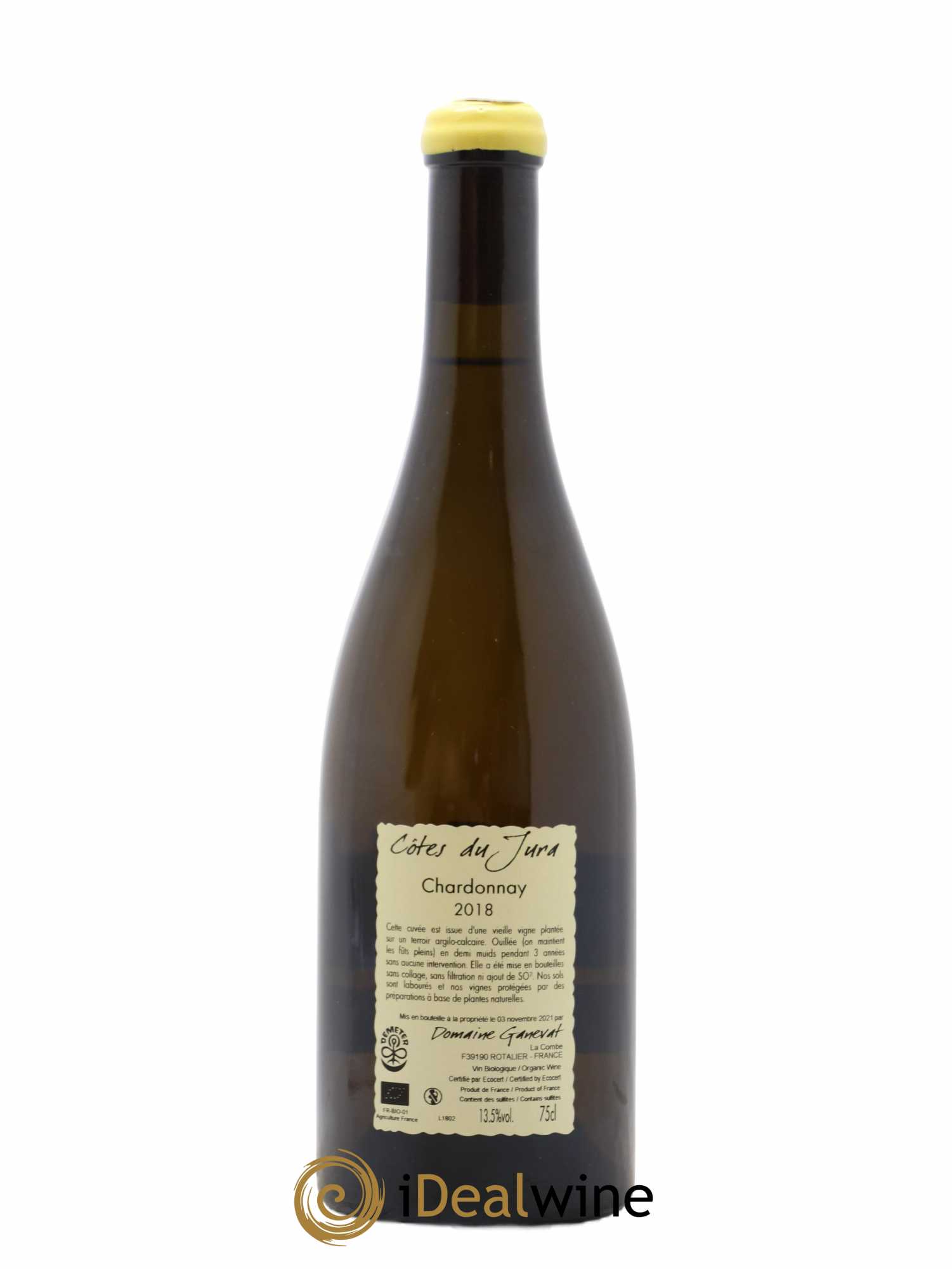 Côtes du Jura Les Chamois du Paradis Jean-François Ganevat (Domaine) 2018 - Lot de 1 bouteille - 1