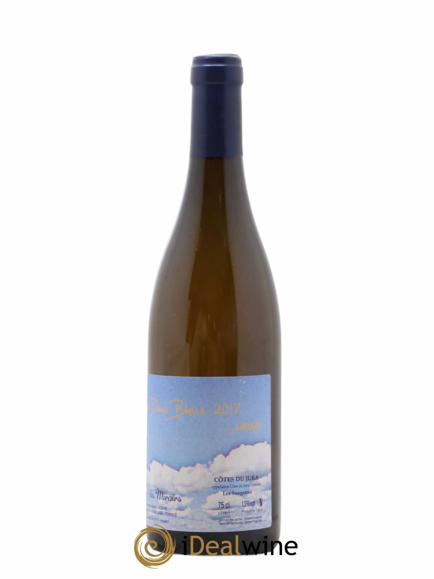 Vin de France Entre Deux Bleus Les saugettes Kenjiro Kagami - Domaine des Miroirs Inné 2017 - Lot de 1 bouteille - 1