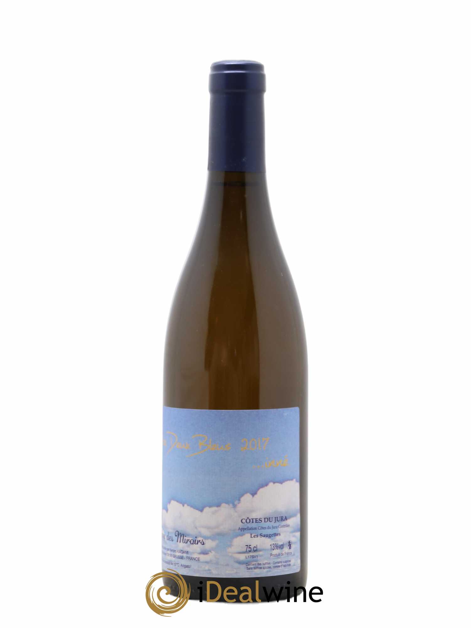 Vin de France Entre Deux Bleus Les saugettes Kenjiro Kagami - Domaine des Miroirs Inné 2017 - Lot de 1 bouteille - 1